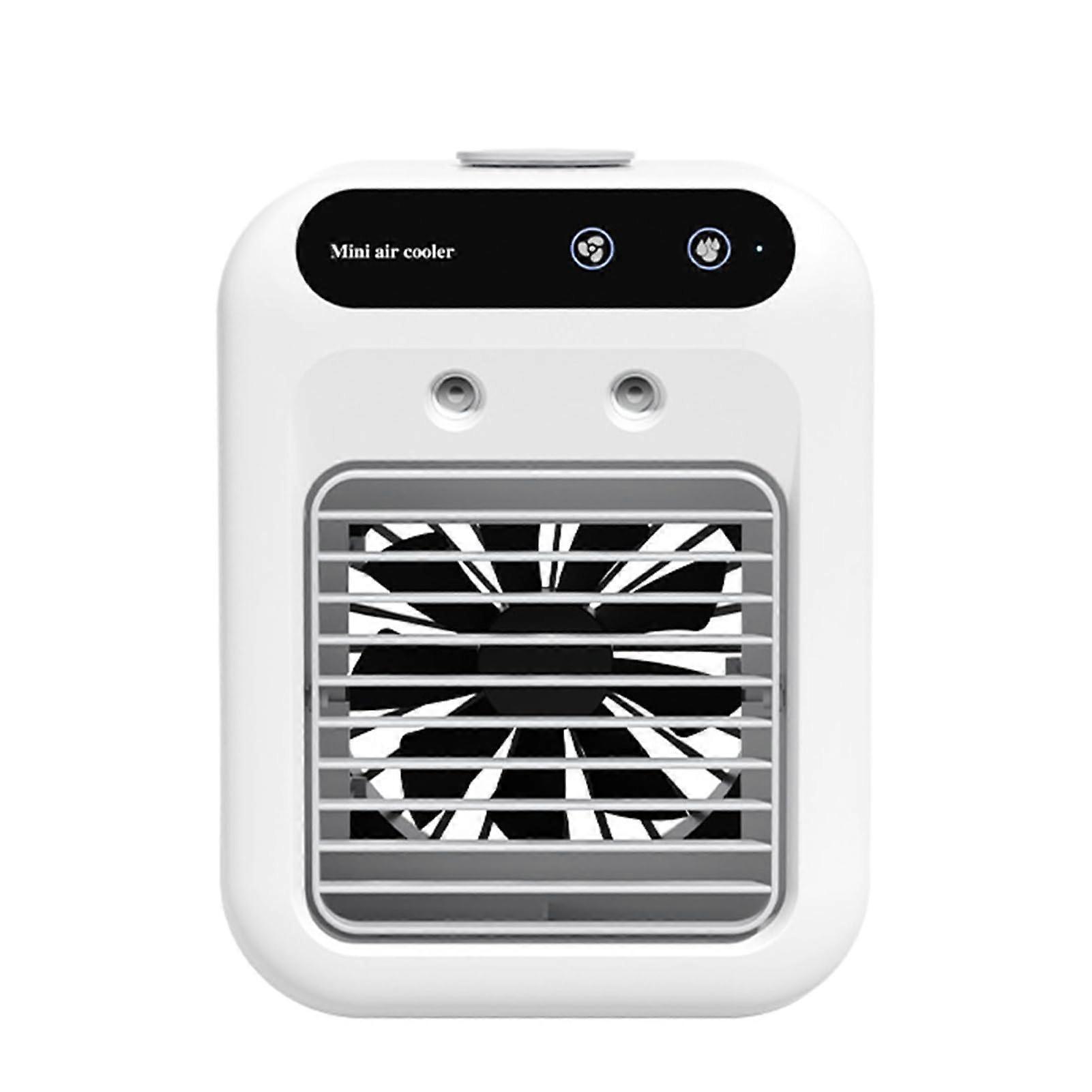 Tabletop Misting Fan USB Humidifier With Mist, 3 Spray Modes, 2 Wind Speeds, Low Noise, For Living Room Camping