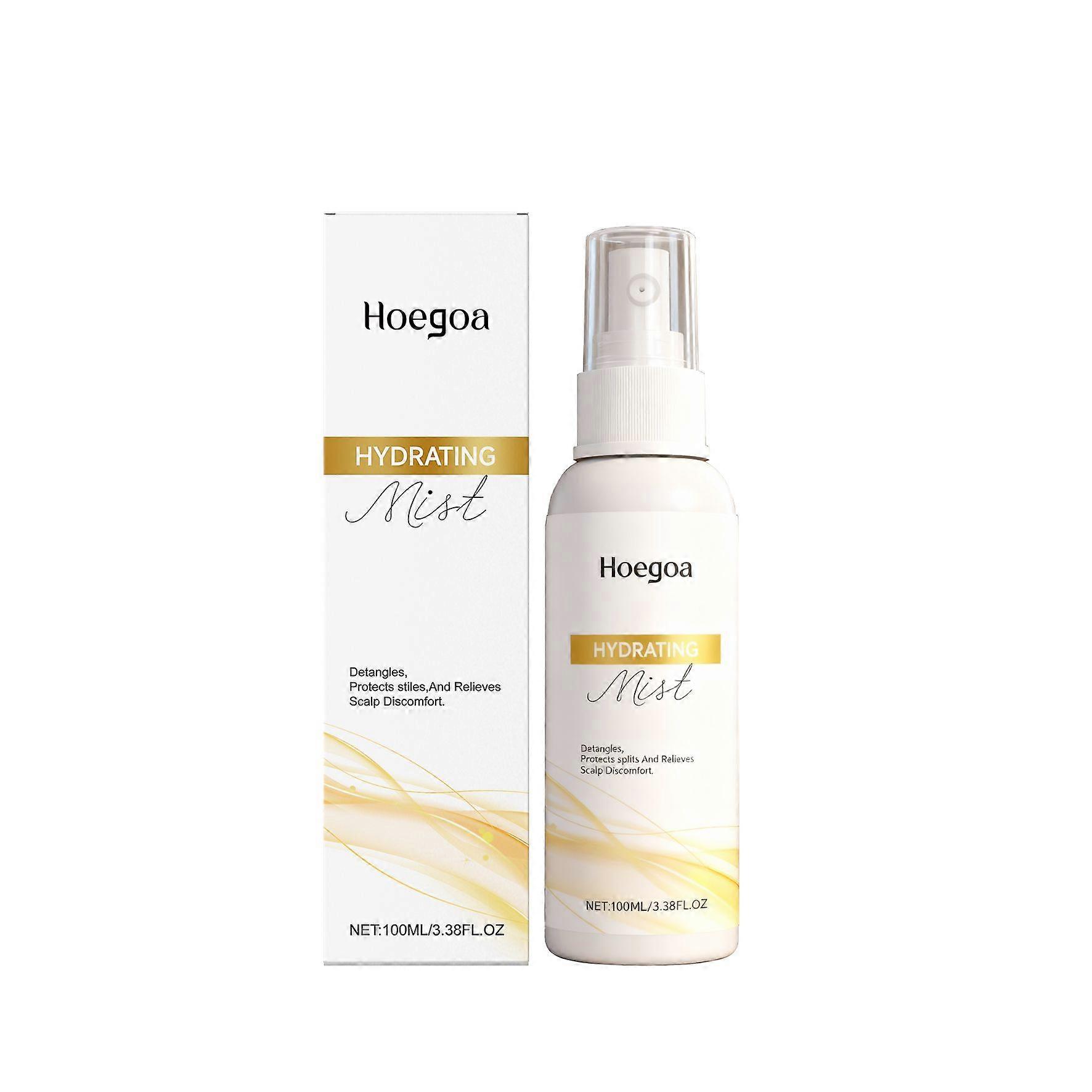 Hoegoa Hair Moisturizing Spray Has A Refreshing Texture And Is Easy To Apply. It Nourishes And Brightens Your Hair Daily, And Provides Care For Frizzy