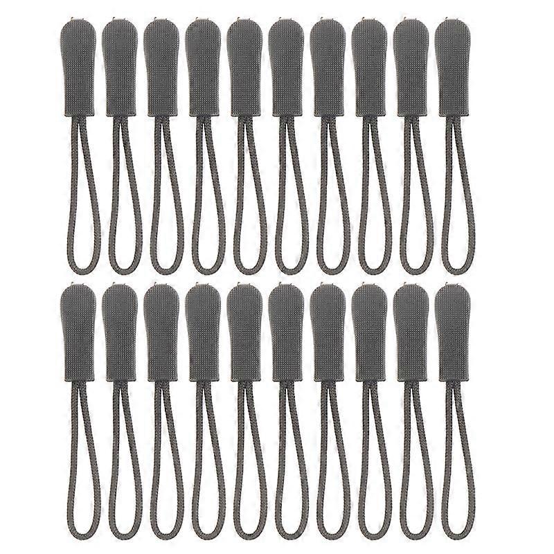 20Pcs Zipper Pulls Replacement Backpack Clothes Zip Cord Puller Slider Outdoor