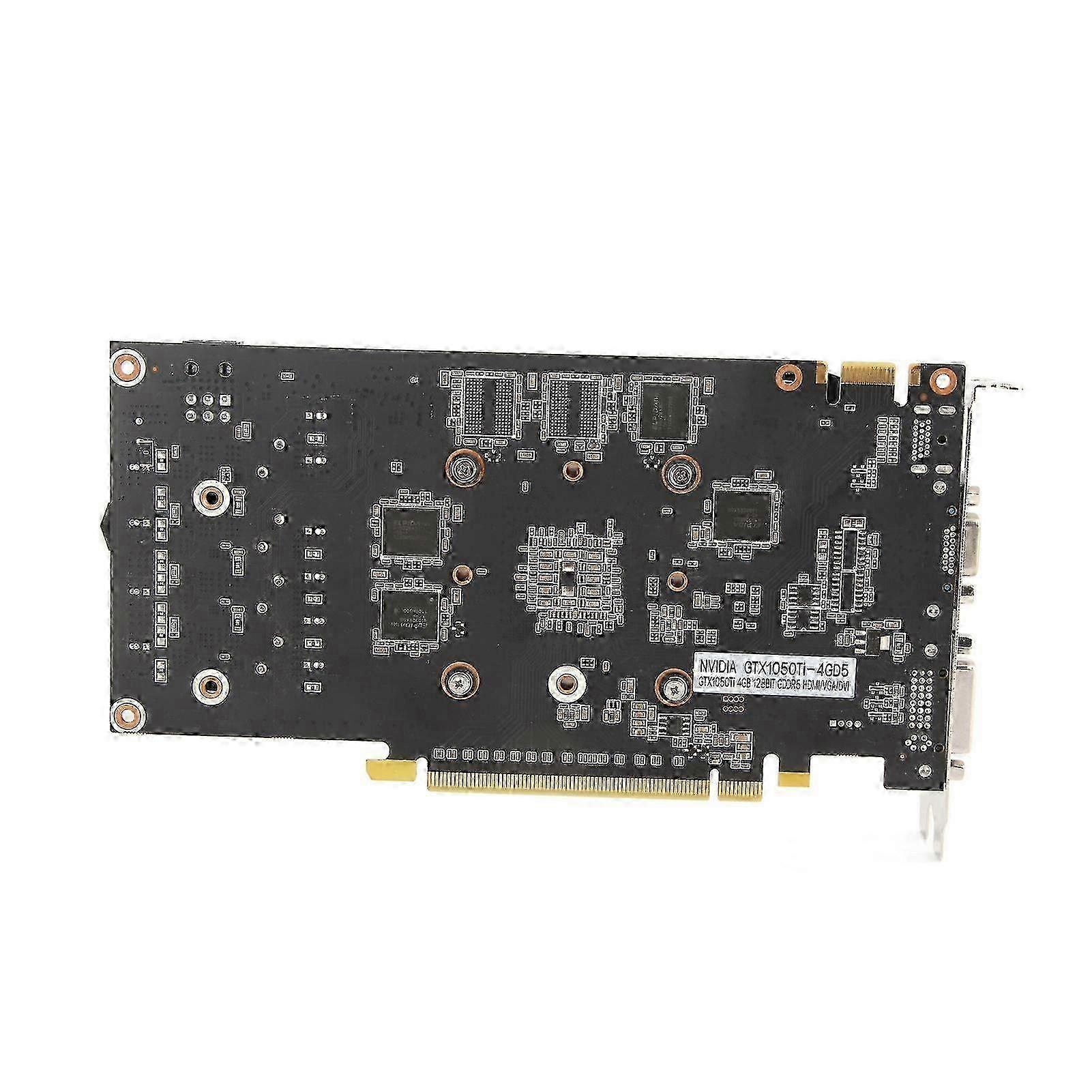 GTX1050TI Graphics Card with Cooling Dual Fans Desktop PC HD 4G Gaming Memory Card