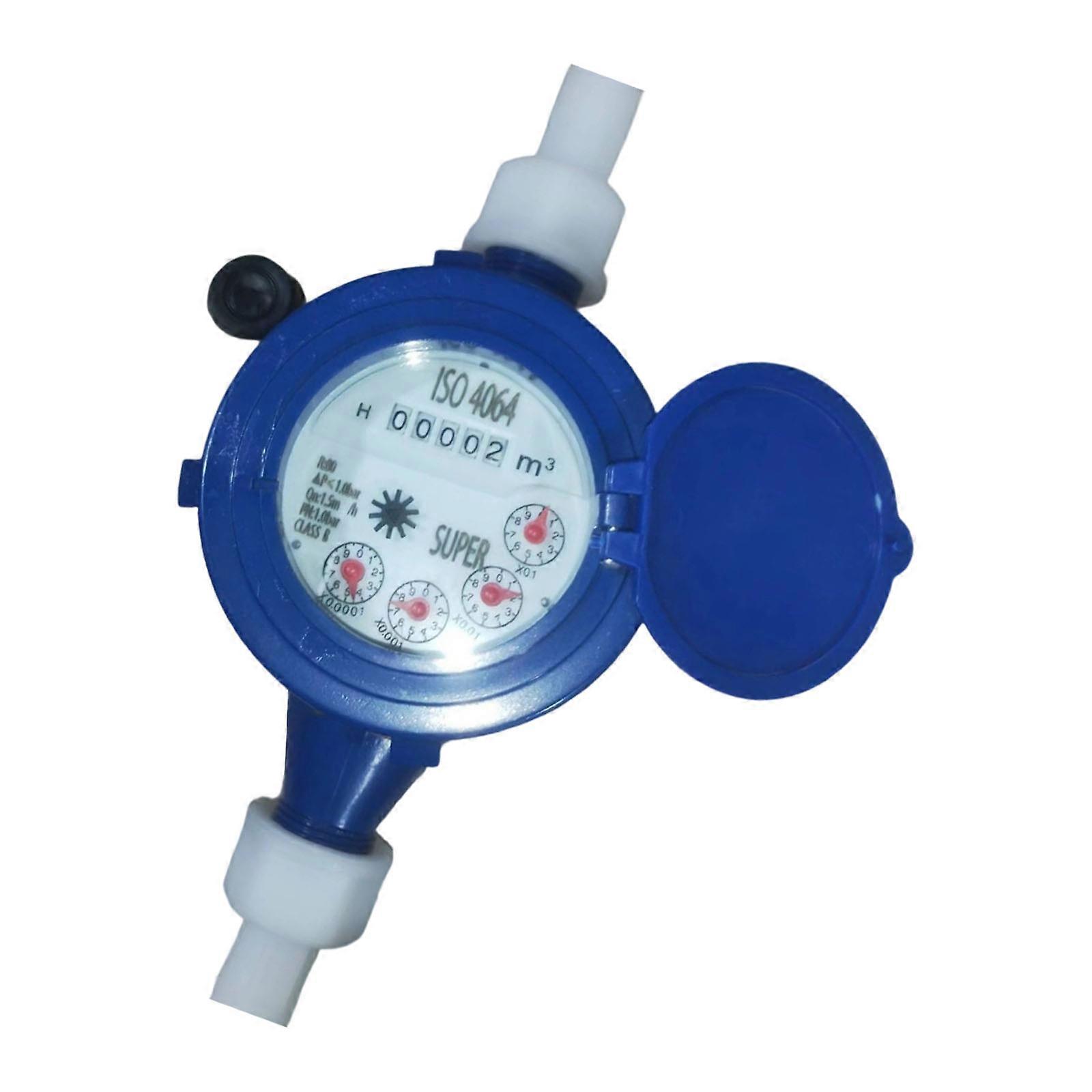 Accuracy Engineered Whirling Wing Water Measurement Device With Bronze Veneered Junctions For Leak Complimentary Action Multicolor