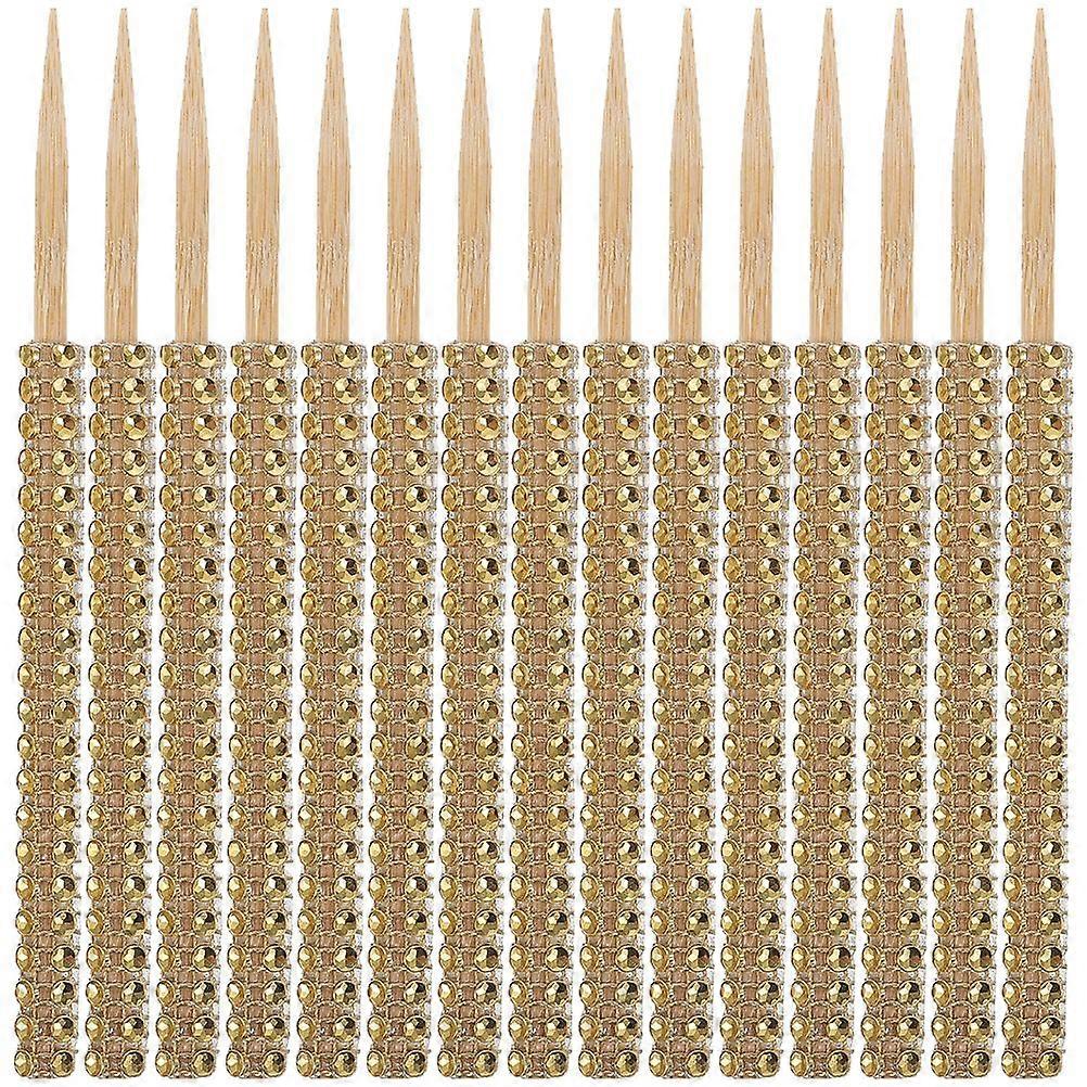 32Pcs Decorative Apples Sticks Multi-function Lollipop Sticks Delicate Cake Sticks