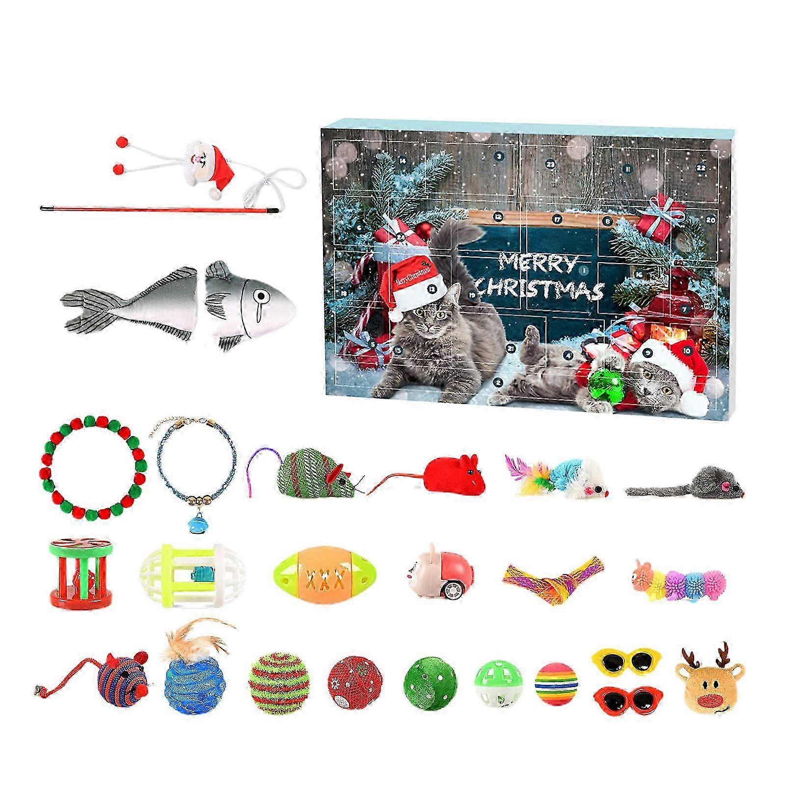 Christmas Advent Calendar for Dogs with Hidden Toys