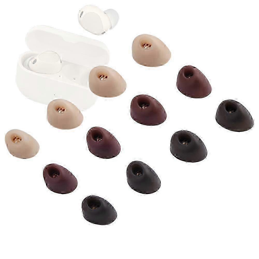Fsw 6ks silikónové nástavce do uší pre slúchadlá Jabra Elite 10 Nástavce do uší Elite10 E10 Tws Tips Case Slúchadlá Štuple do uší