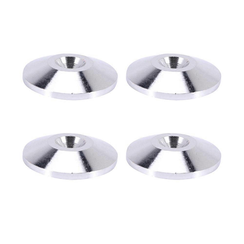 4 Pcs Speaker Pure Copper Spikes Pads(Silver)
