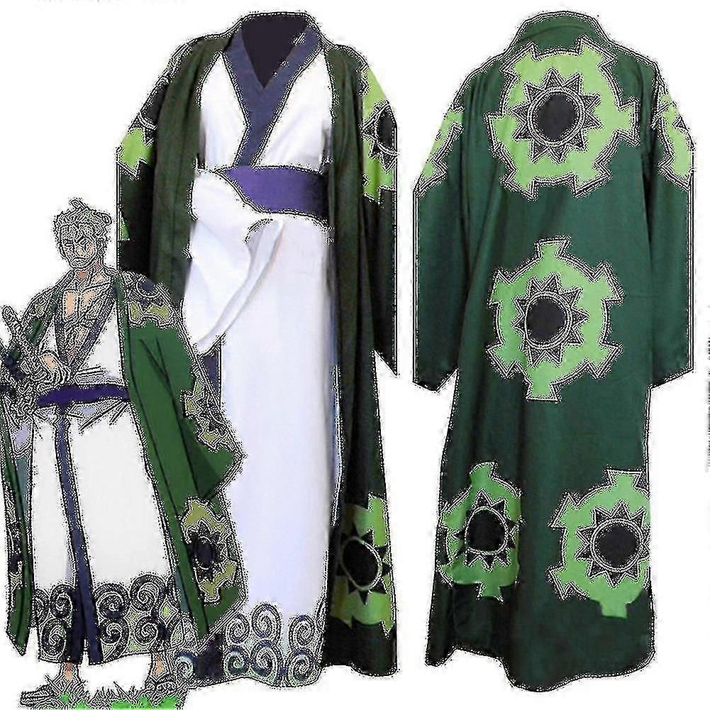 أنيمي رورونوا زورو تأثيري زي وانو كوني البلد كيمونو رداء بدلة كاملة ملابس هالوين كارنيفا