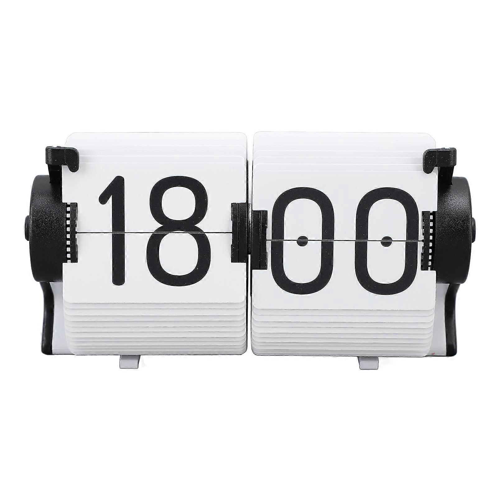Kilisky Auto Flip Clock,Digital Flip Page Clock,Digital Flip Down Clock Multifunction Mechanical Automatic Down Page Desk Clock For Office Study Room