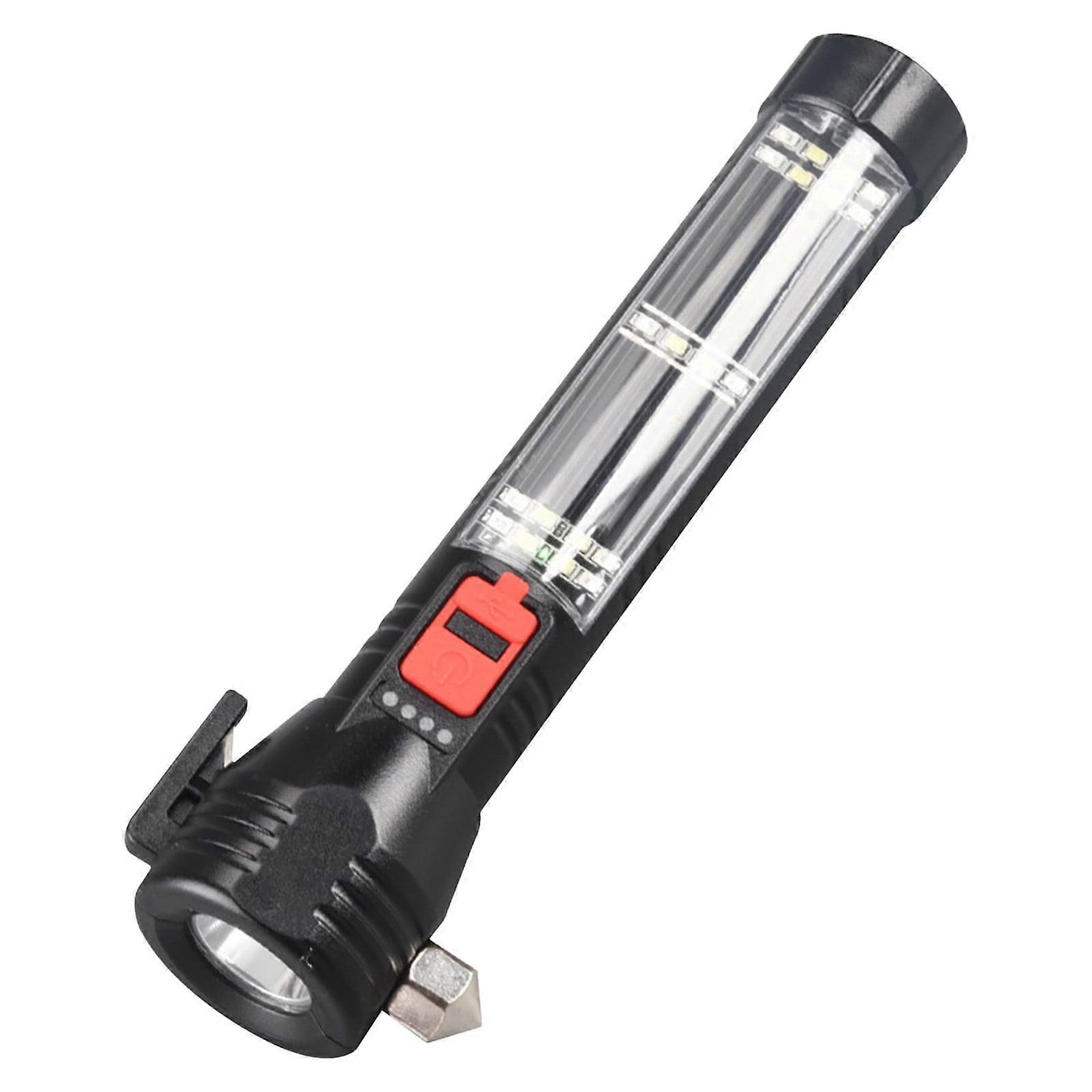 Hiroekza Flashlight Clearance!Solar, LED, USB Flashlight,USB Charging Car Strong Light Flashlight