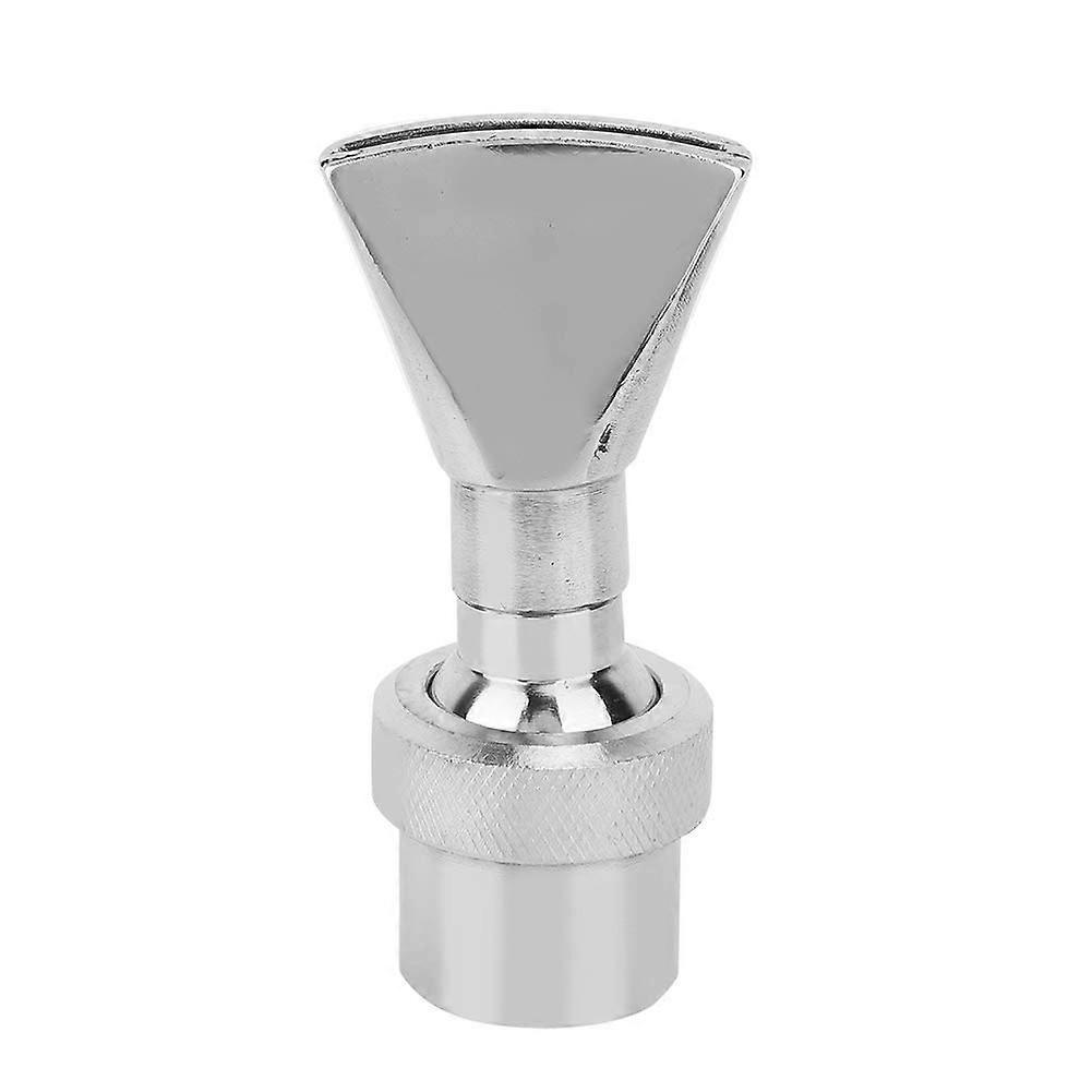 Stainless Steel Fan Fountain Nozzle for Garden Pond Water Feature, Adjustable Spray Patterns