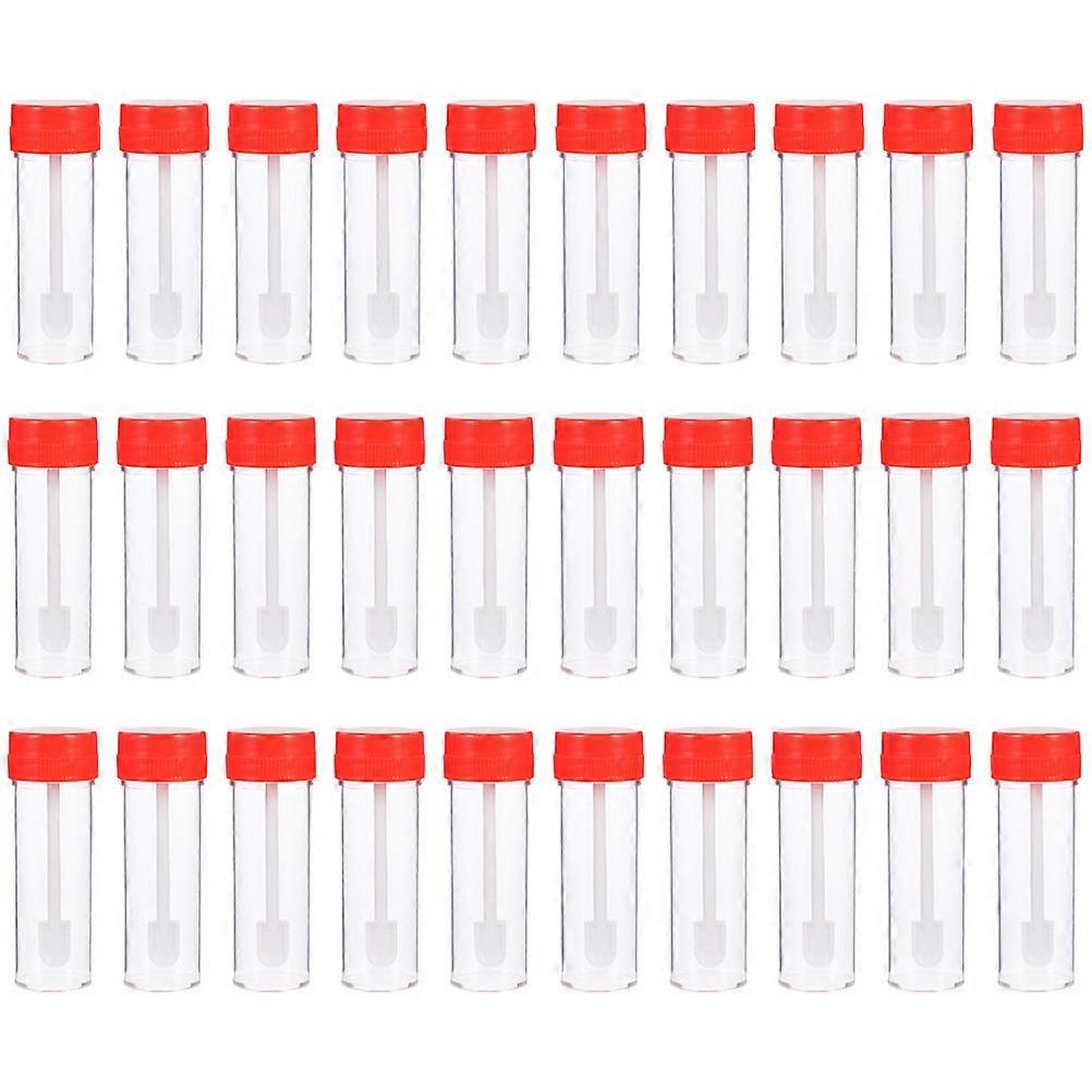 Plastic Specimen Cups Urine Cups for Storing Use 30Pcs with Lids Assorted