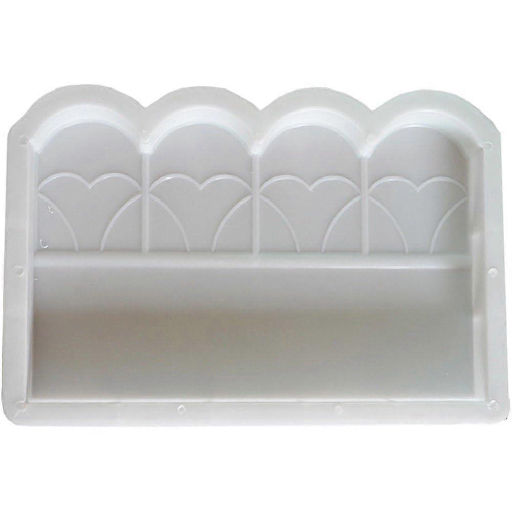 Stone Brick Mold for Concrete Slabs, DIY Garden Path Patio and Landscaping Projects 40x25x5cm