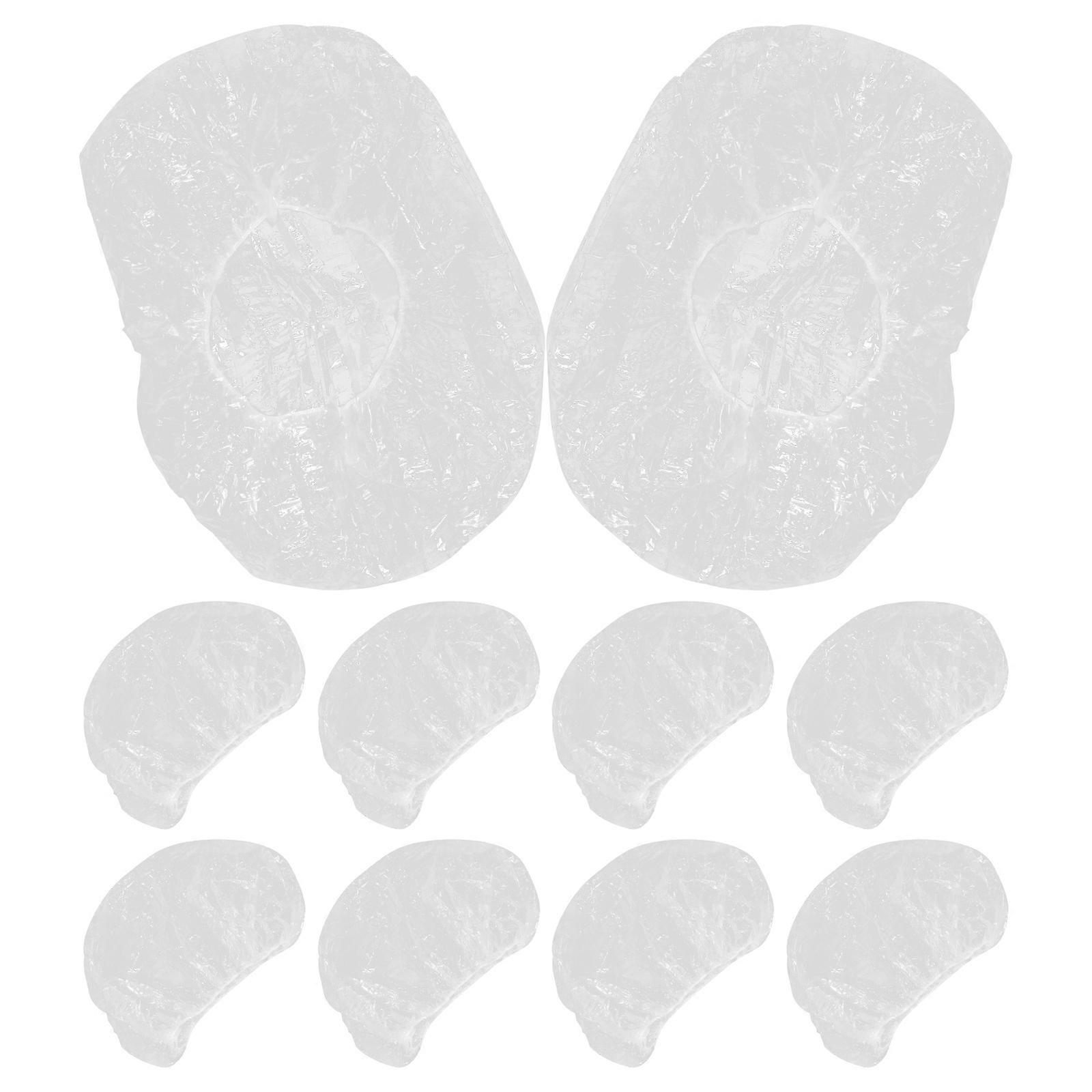 10Pcs Transparent Single Use Backpack Rain Cover for Protection