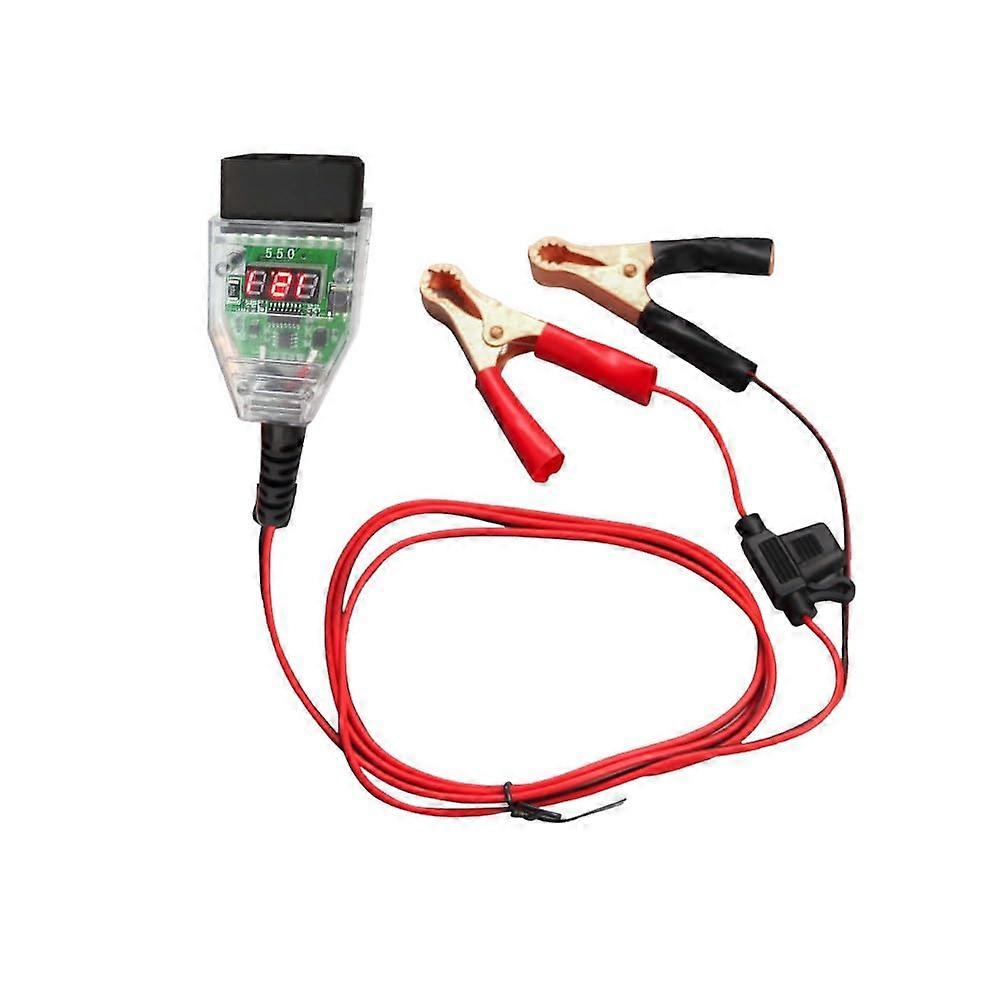 OBD2 Memory Saver Car Battery Backup 12V Maintains ECU Settings with LED Indicators