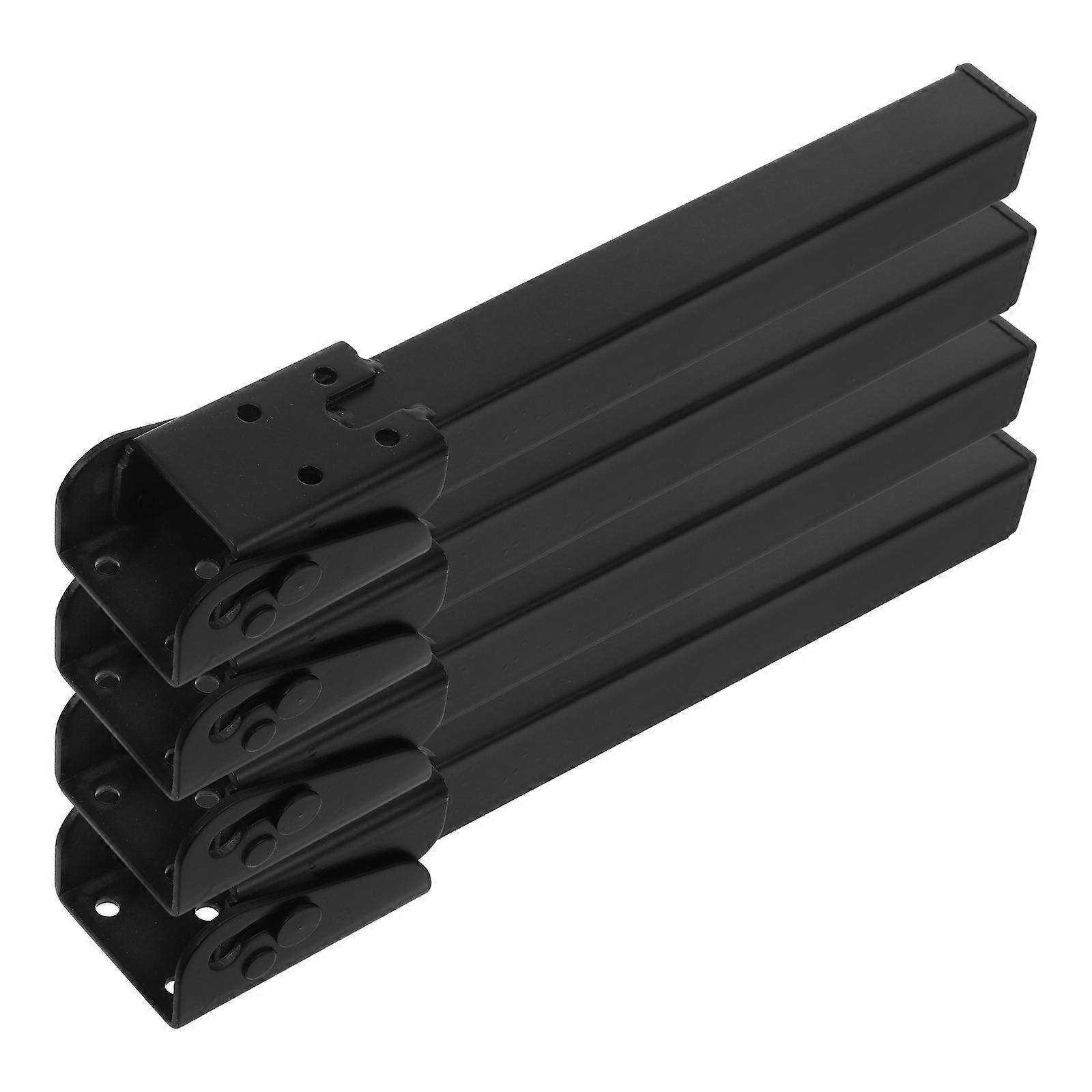 Foldable Computer Table Leg Desk Legs for Heavy Duty Use 4Pcs Black