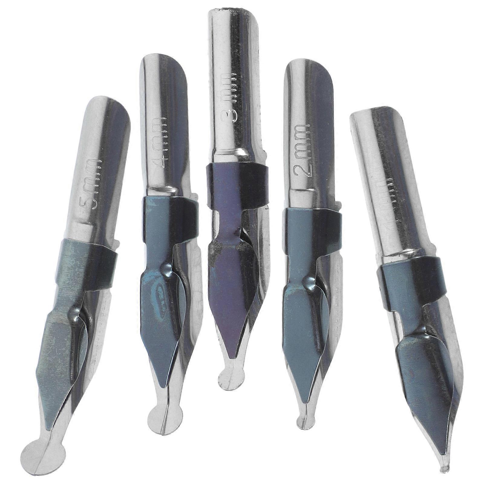 Stainless Steel Dip Pen Nibs Calligraphy Pen Nibs 5Pcs Replacement