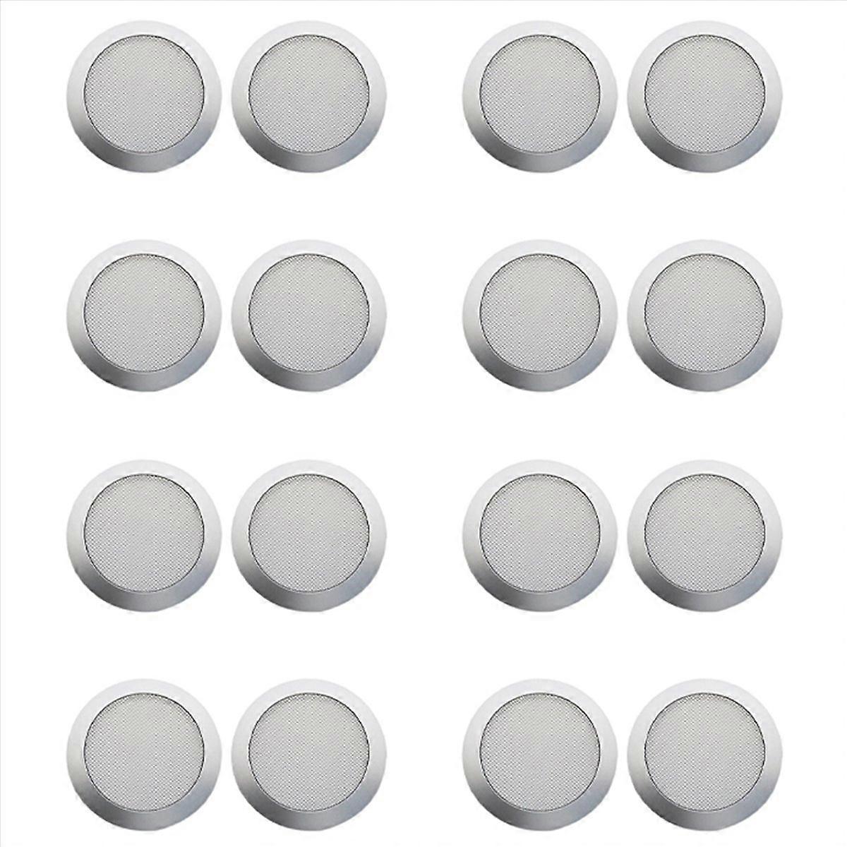 Ceiling Speaker Grille, 4-Inch Embedded Audio Speaker Grille(Silver)