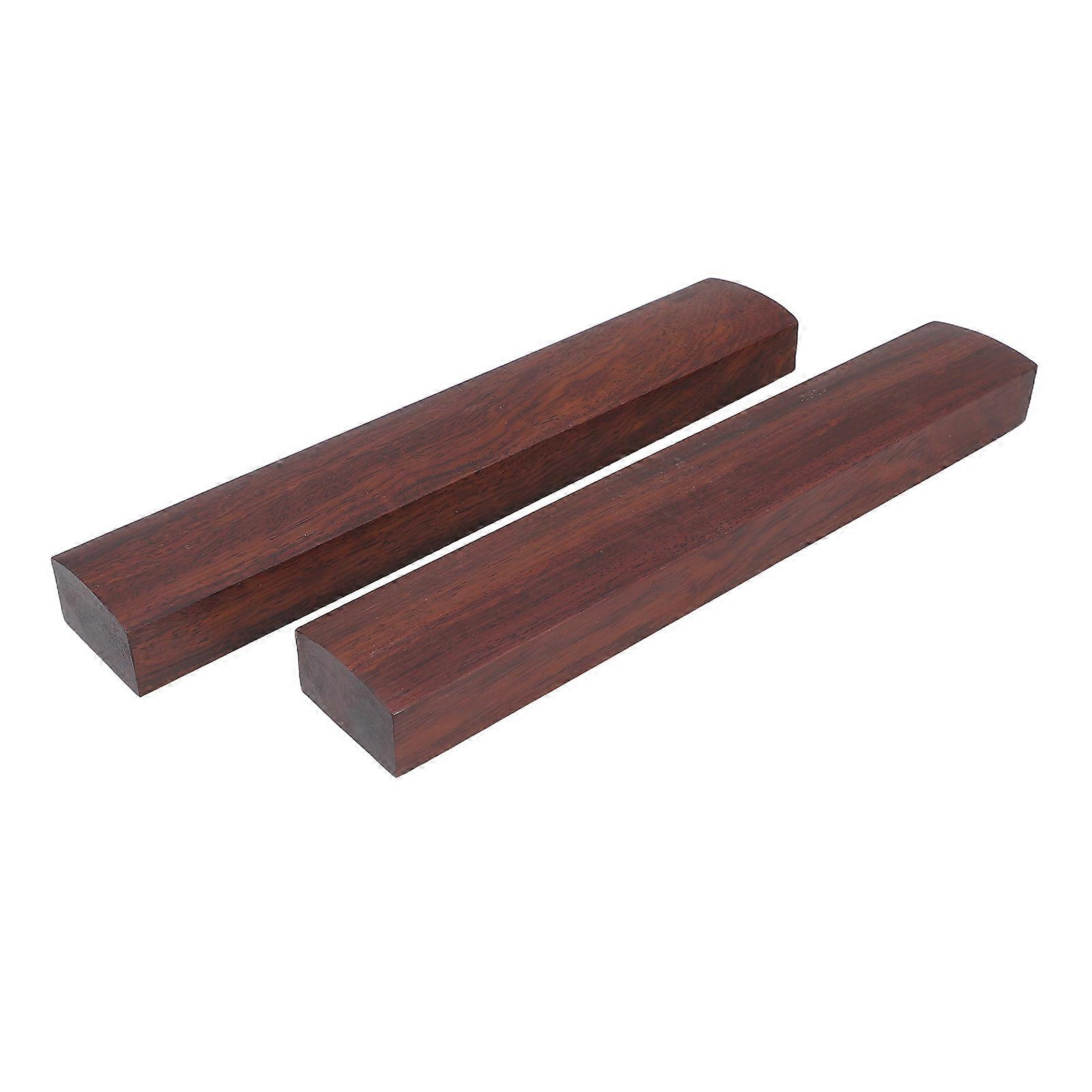 Wooden Solid Calligraphy Paperweight for Desk Use 2Pcs Scroll Holder