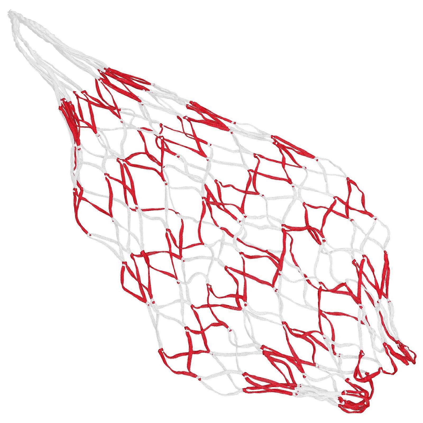 Mesh Ball Carrier Net Portable Sports Ball Holder for Gyms Stadiums Assorted Color with Non-Slip Handle 1Pcs