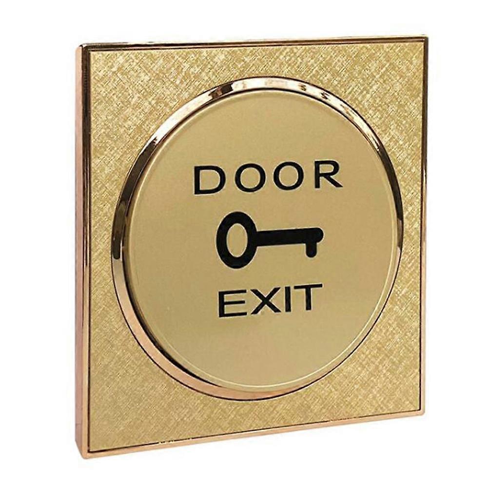 10pcs Golden Door Exit Button Door Release Switch for Access Control System