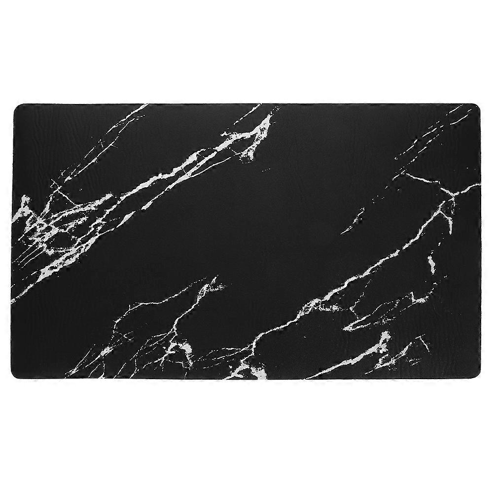 Black Absorbent Indoor Doormat Designed with Rubber Backing for Home