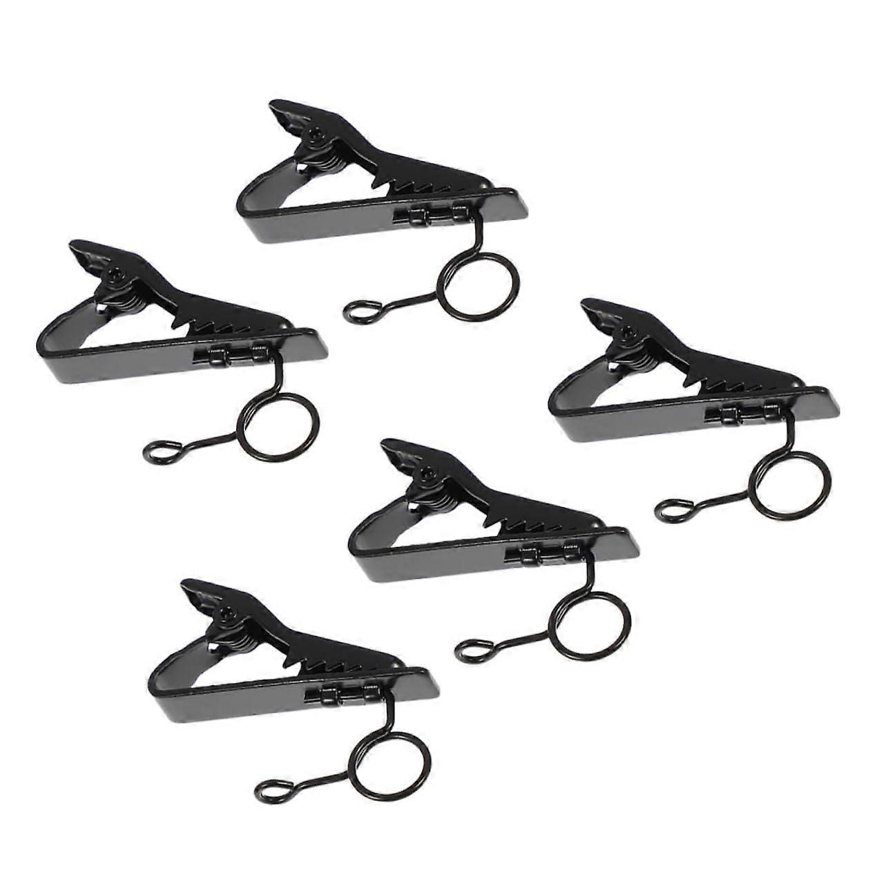 5pcs Lavalier Microphone Clip For Suit Collar Secure Mic Fixing Clips Portable Microphone Holders Easy Installation
