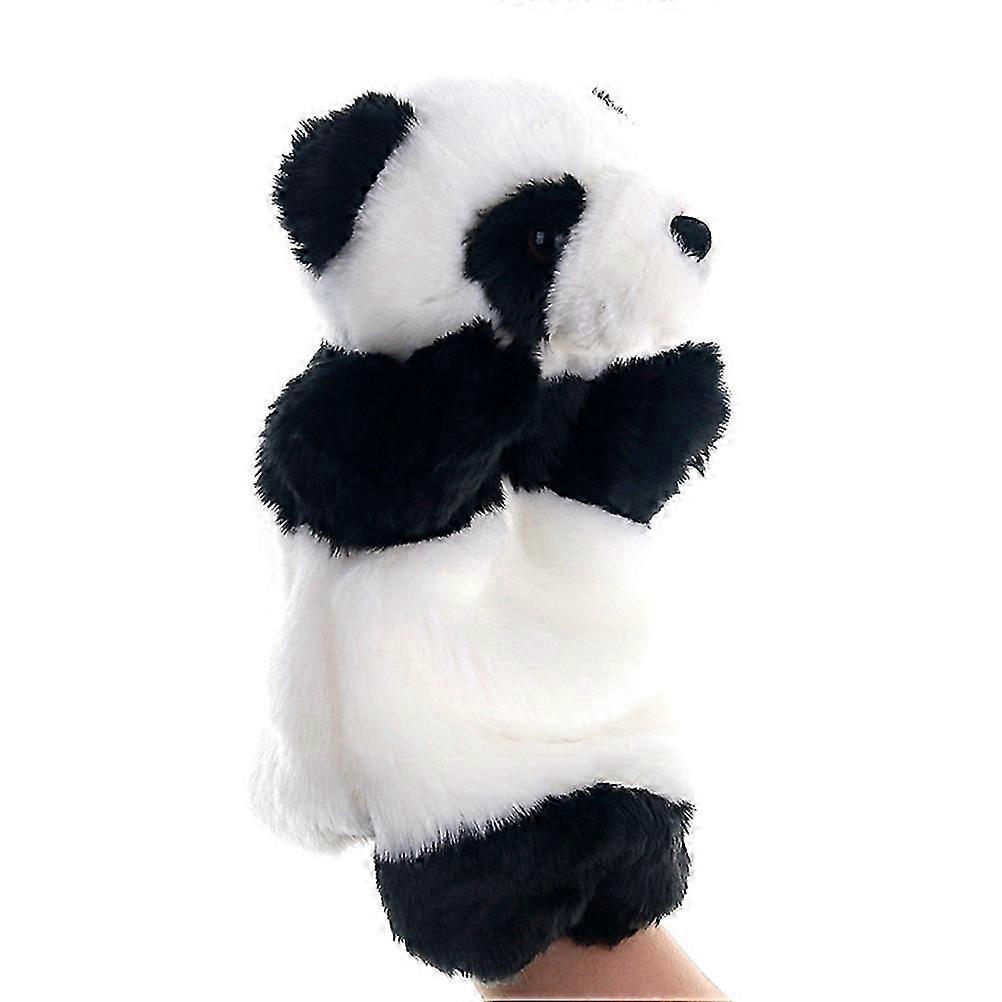 Cute Panda Hand Puppet Toy For Children Imagination Development During Storytelling Activities 1Set