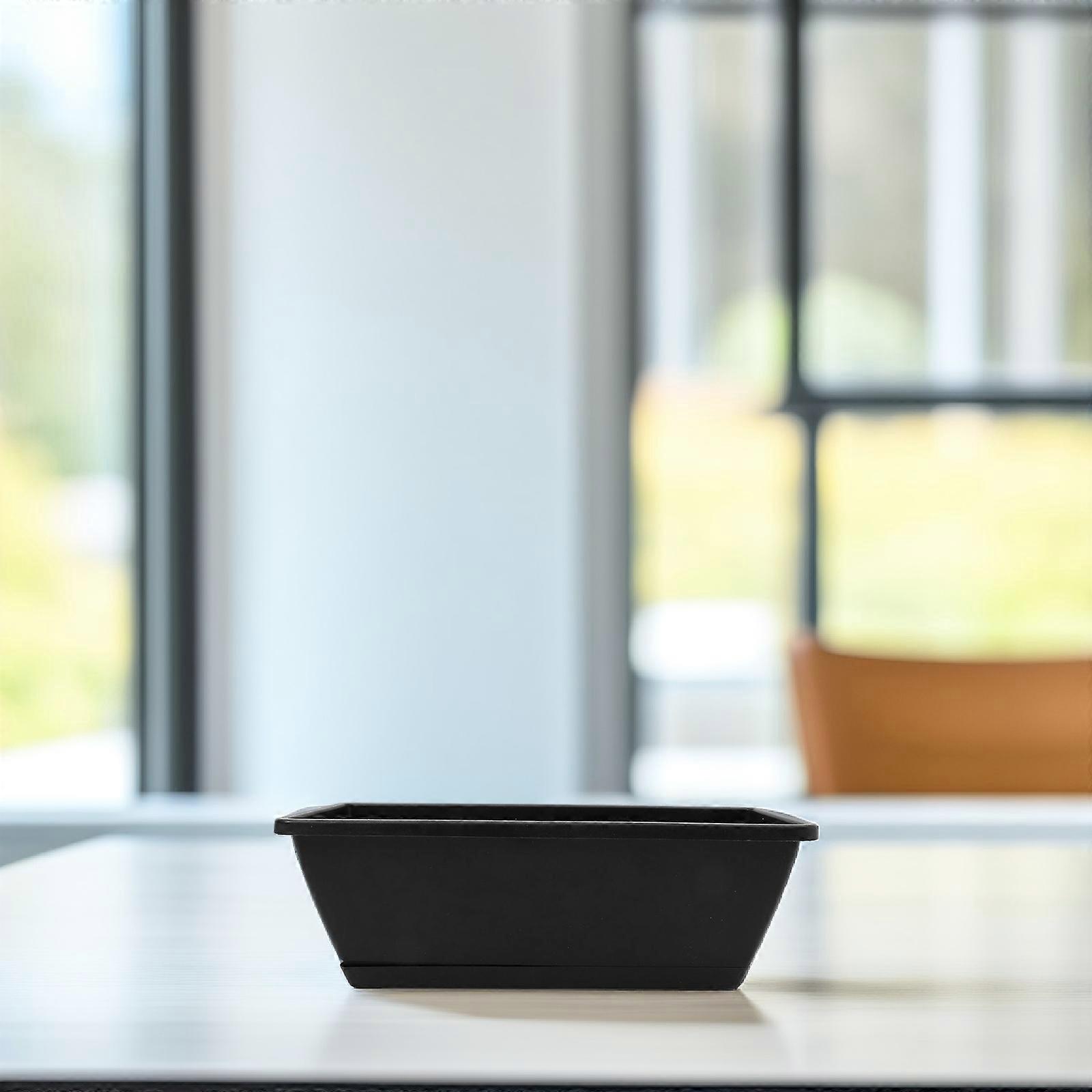 Rectangular Flower Pot Window Box Planter for Vegetable Pot 4Pcs