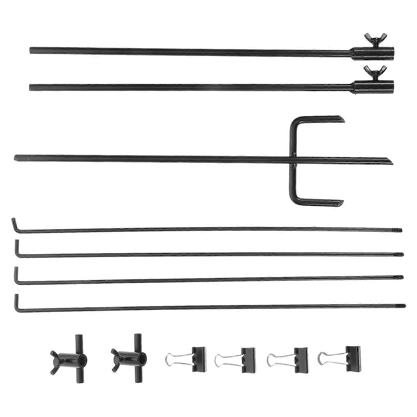 Black Metal Adjustable Target Stand Paper Holder for Shooting Practice