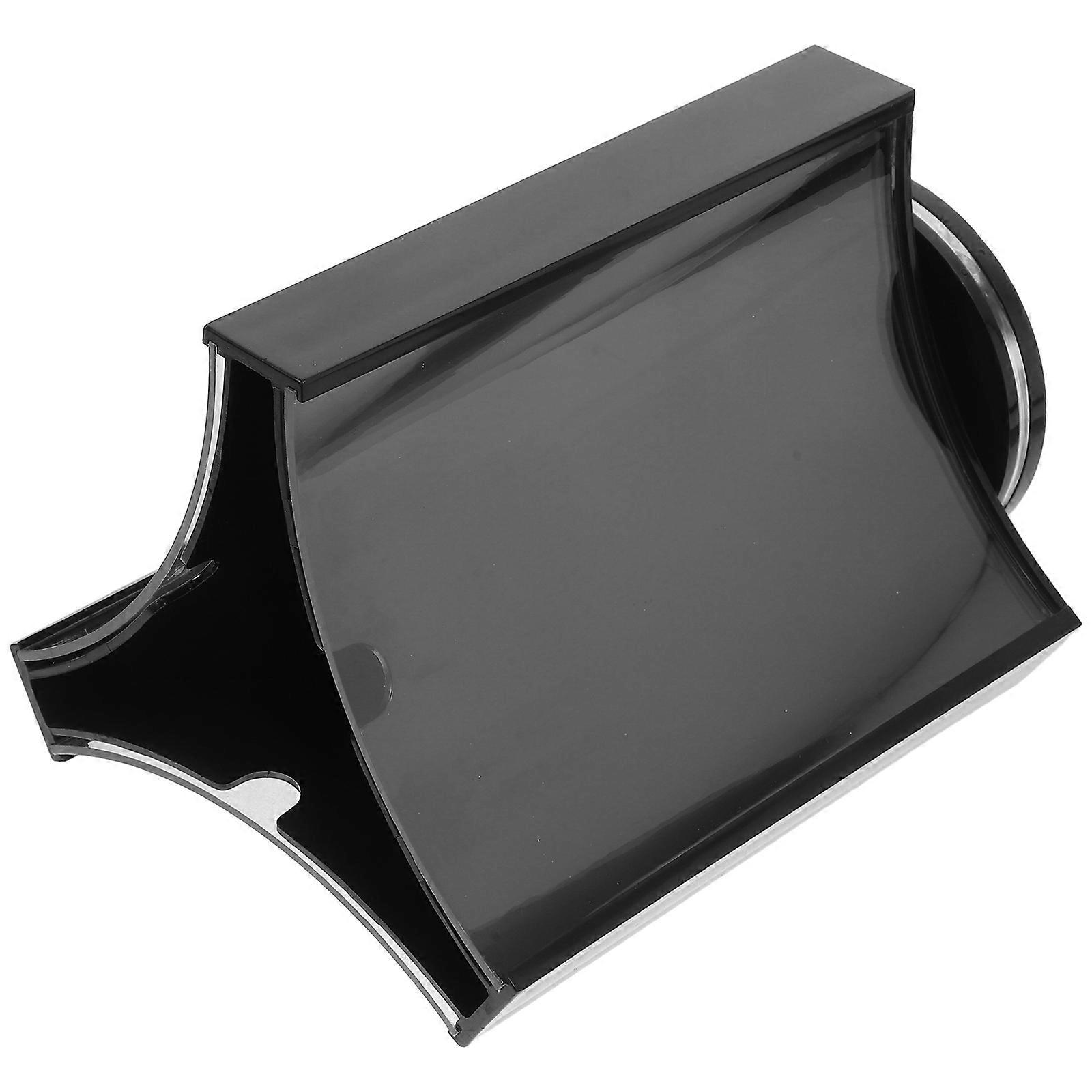 Acrylic Tabletop Display Stand Rotating for Display Black Menu Holder