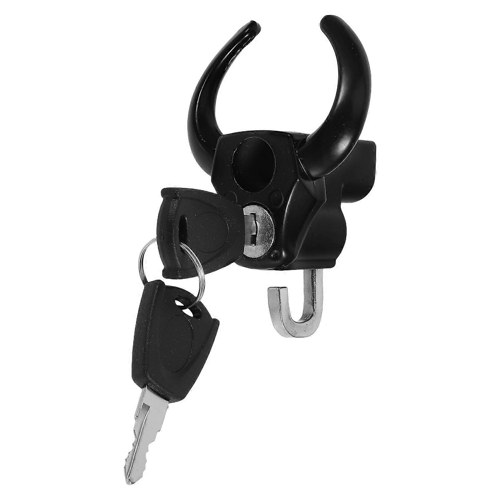 Heavy Duty Motorcycle Hook for Secure Use 3Pcs Black Alloy