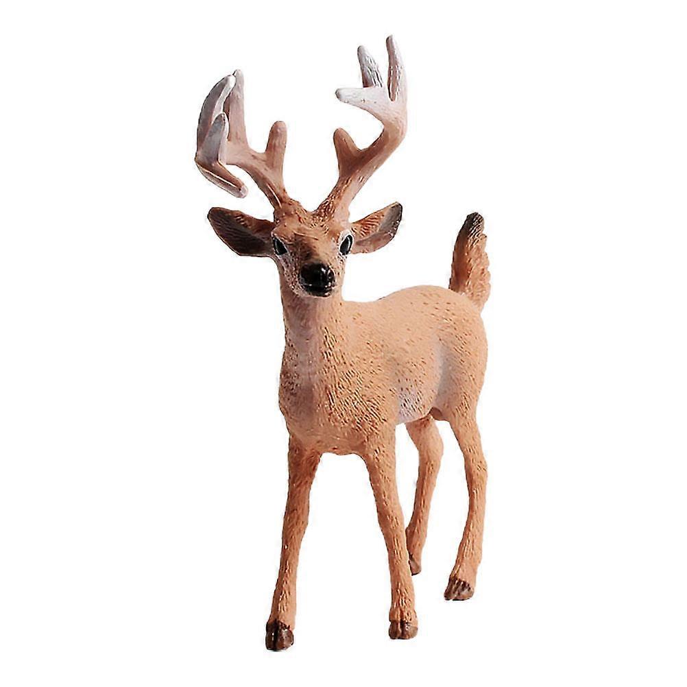 Simulation Elk Tabletop Decoration for Christmas Adornment 1Pcs
