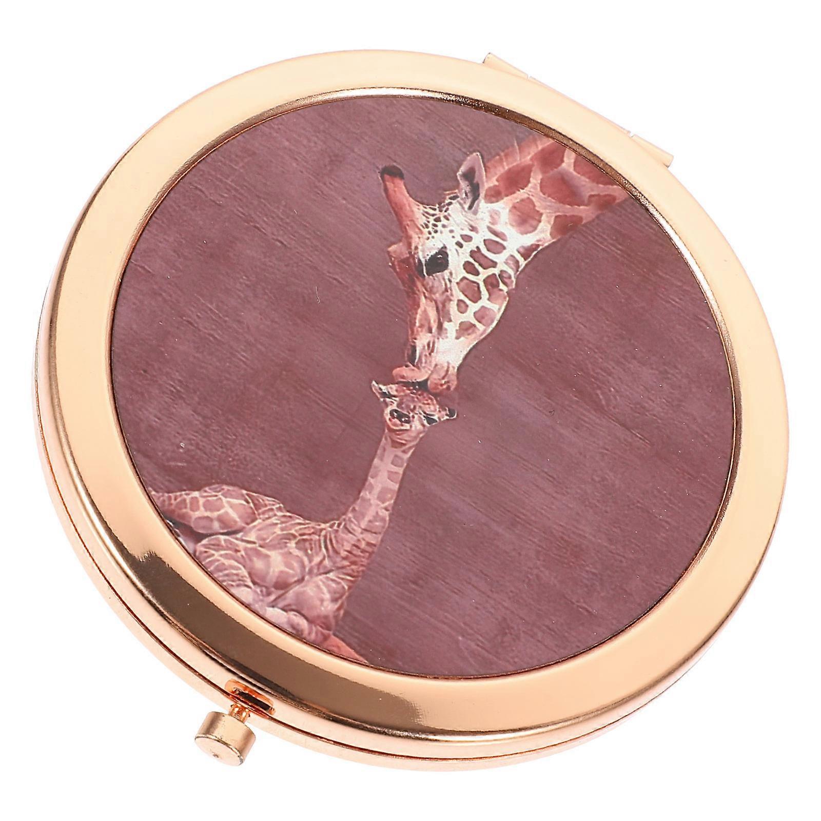 Portable Mini Makeup Mirror for Travel and Makeup Compact