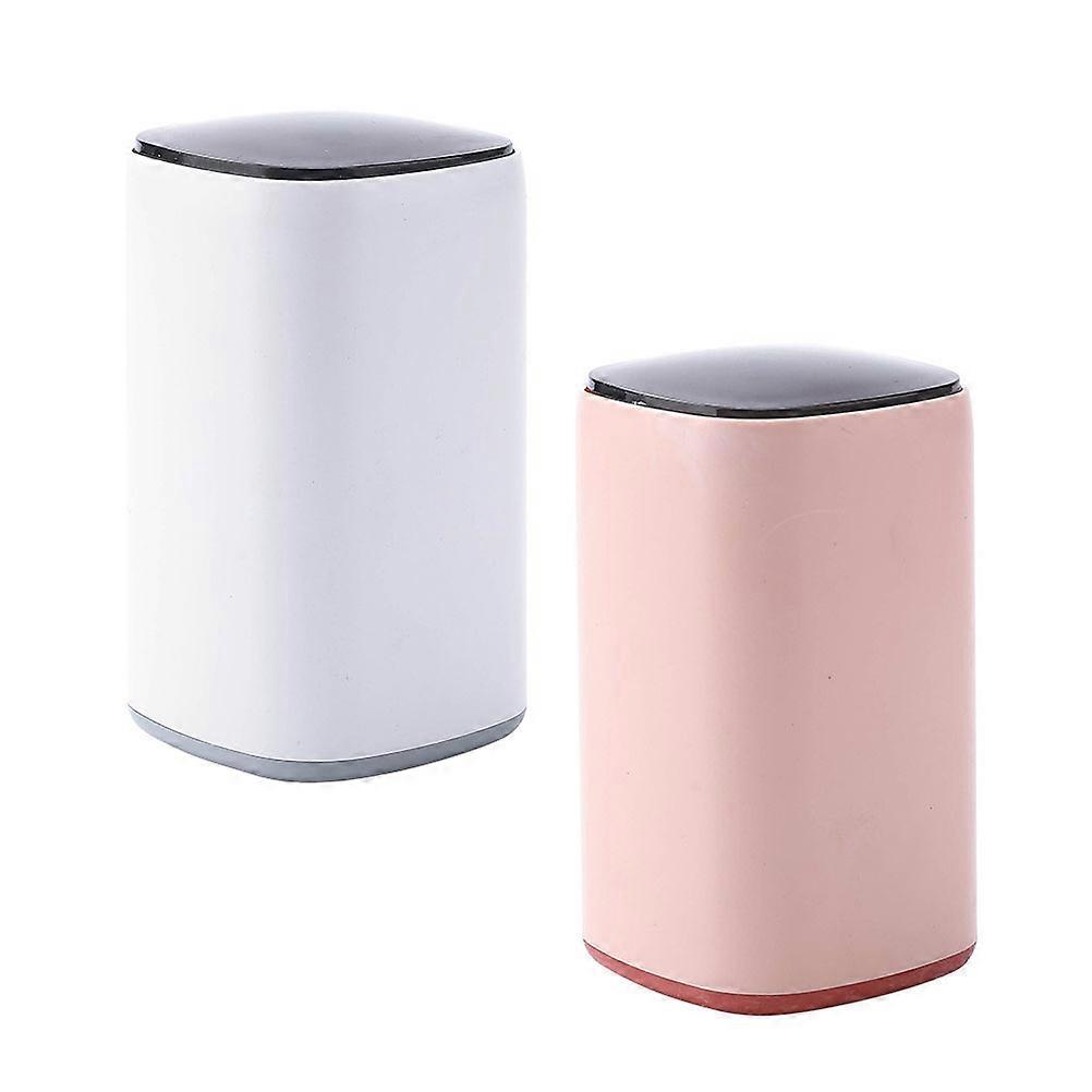 Toothpick Case Plastic Storage Holder for Kitchen Use 2Pcs Assorted Color Boxes