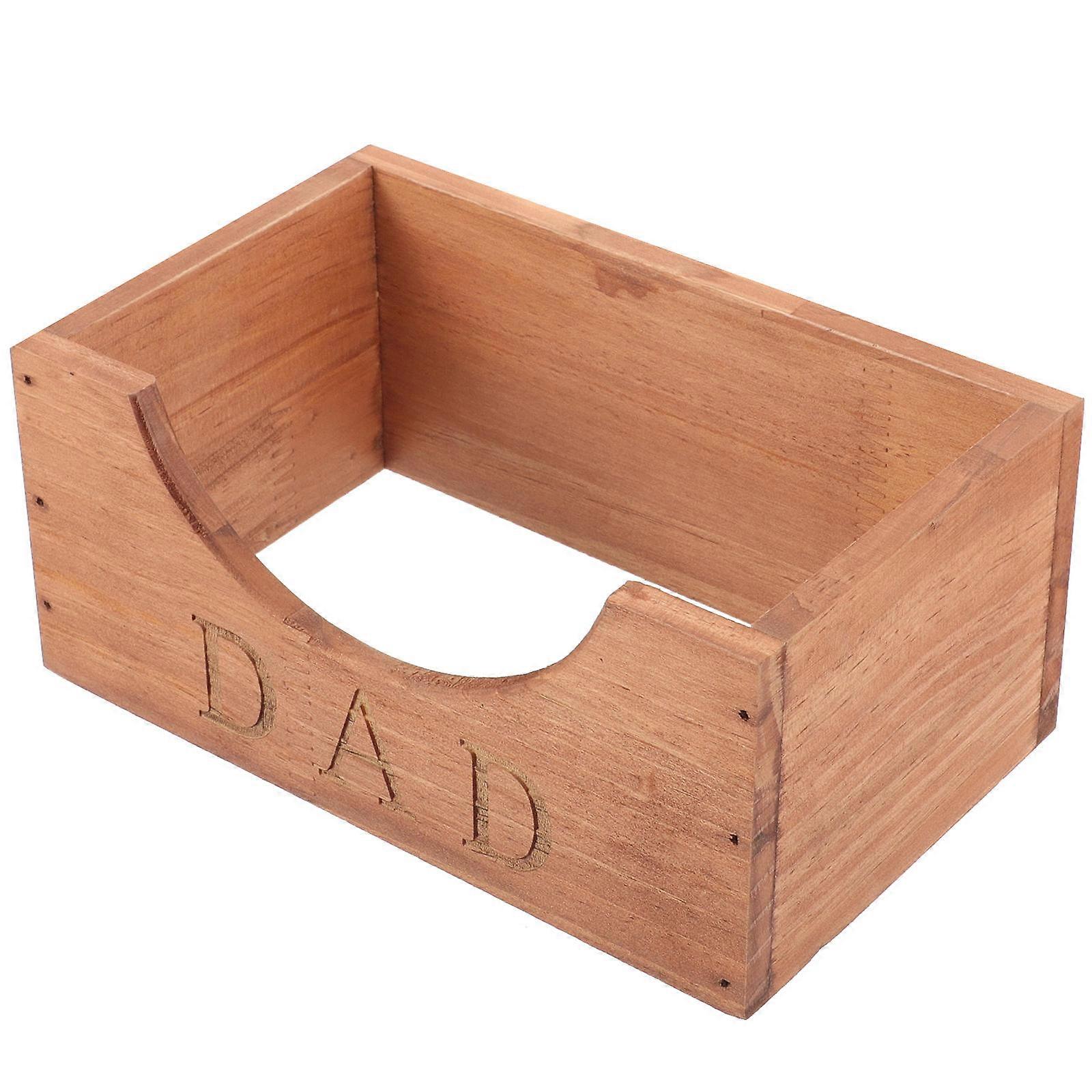 Hat Storage Rack Wooden Display Box for Storage Use Rustic Design