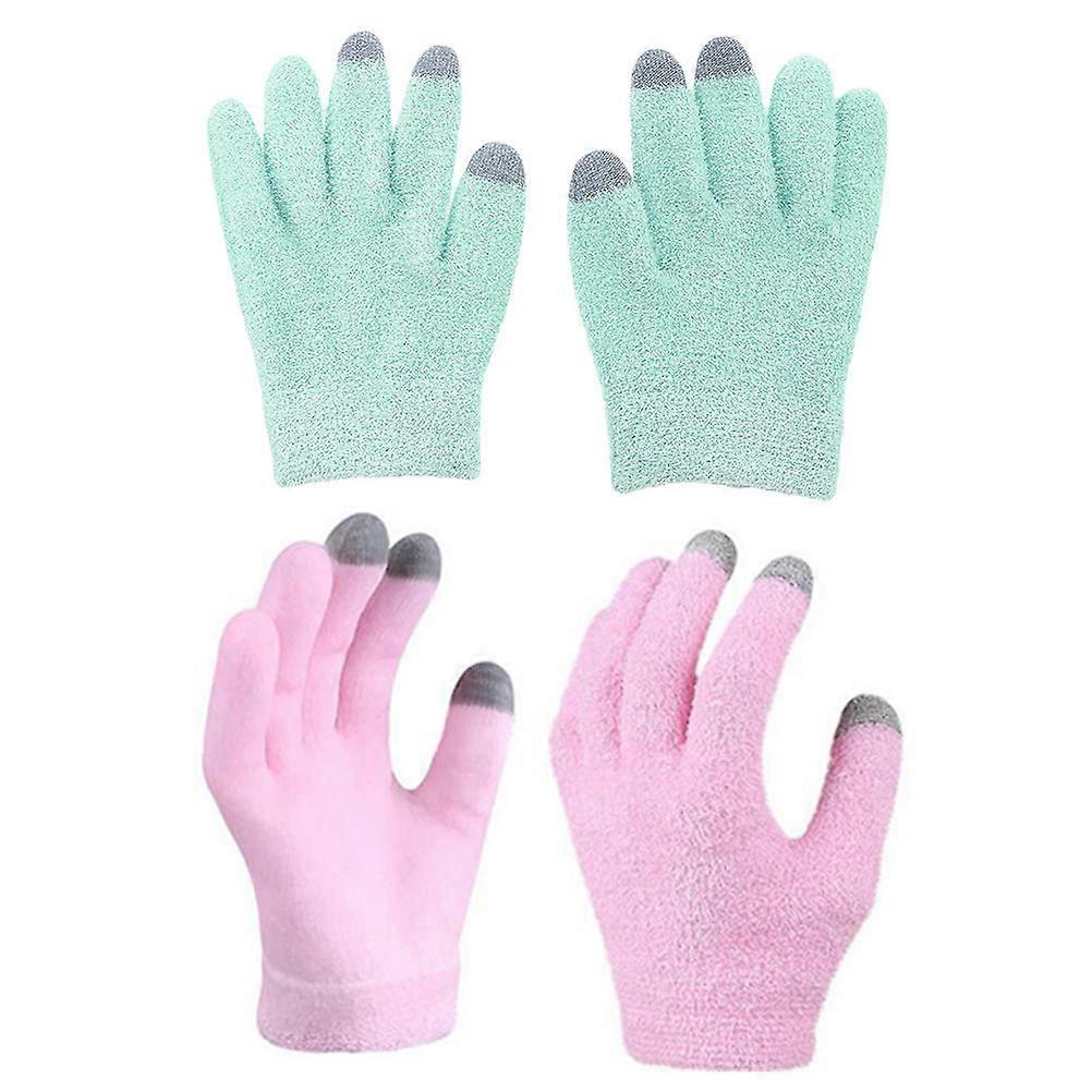 Dry Cracked Hands Cover Screen Touch Gloves for Moisturizing 2Pairs