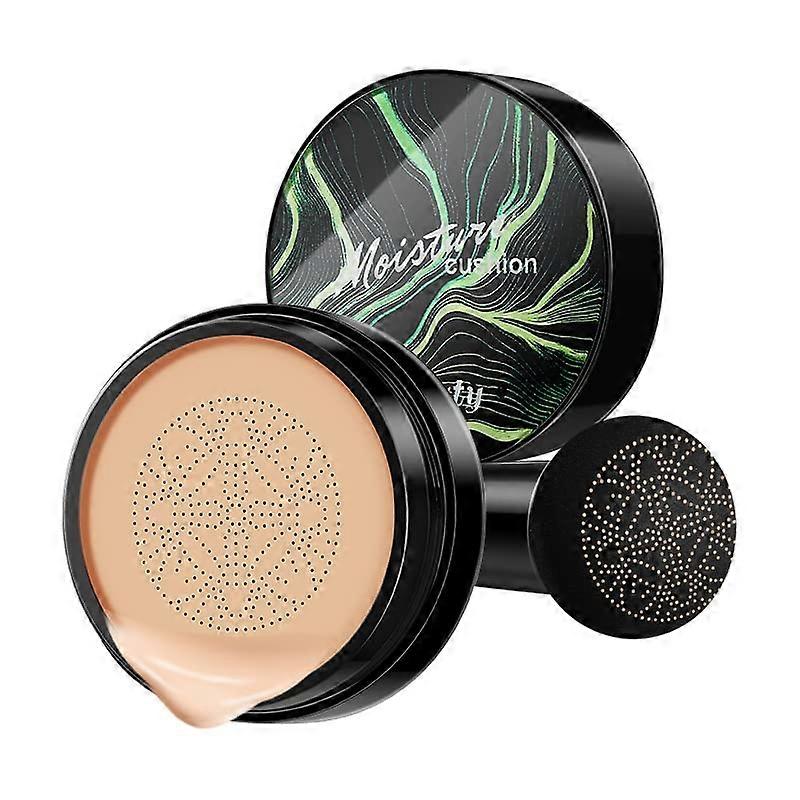 Mushroom Head Air Cushion Foundation Dark Brown Full Coverage Concealer LongLasting Waterproof
