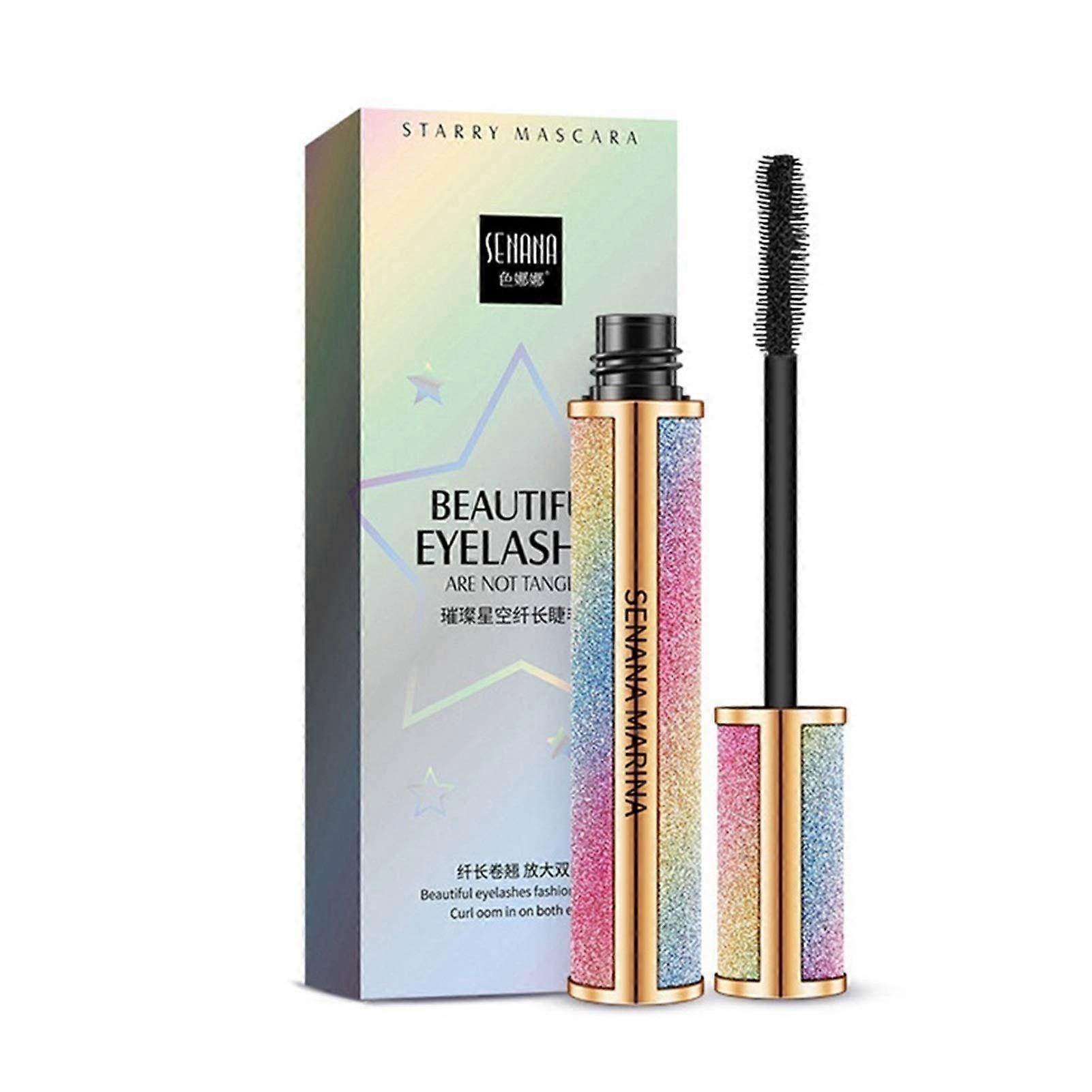 4D Waterproof Lengthening Mascara with Curl Hold and Volume Boost, Black, 1pc