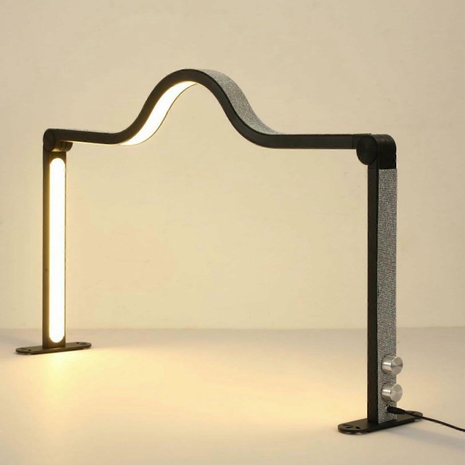 Foldable Nail Desk Lamp with Adjustable Brightness and 3Color Modes for Salon Technicians