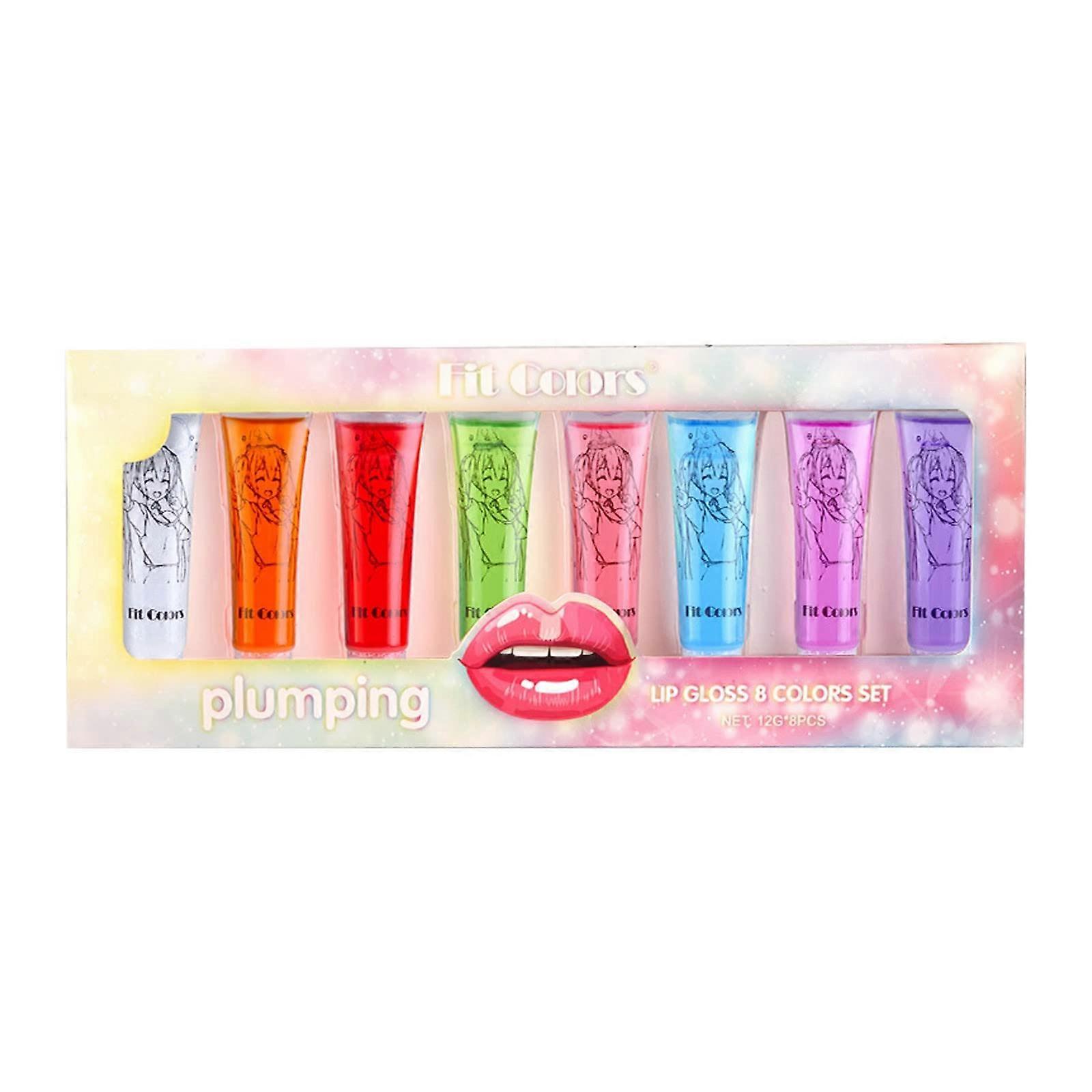 Lip Gloss and Moisturizing Lip Balm with Deep Hydration Plumping Effect for Women, Mint Tint