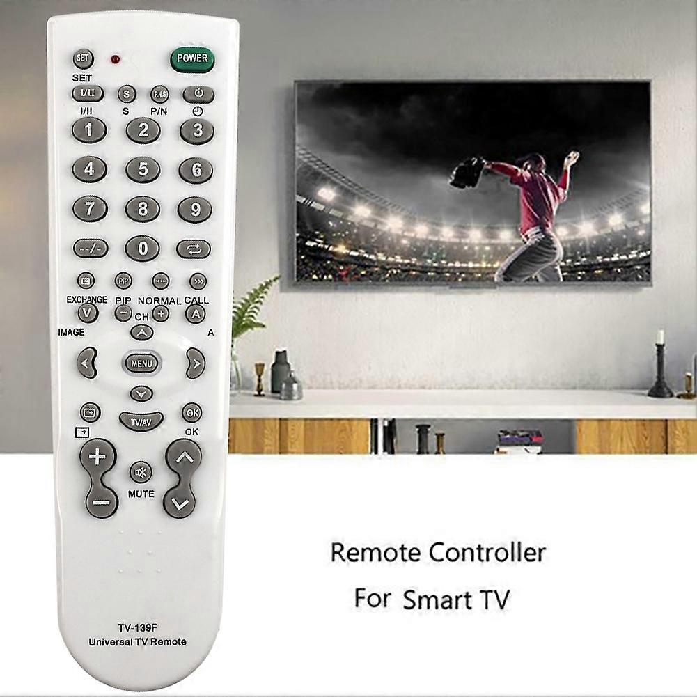 Universal TV Remote Control TV-139F Multi-Functional Remote Control Smart Remote Controller Replacement Remote Control