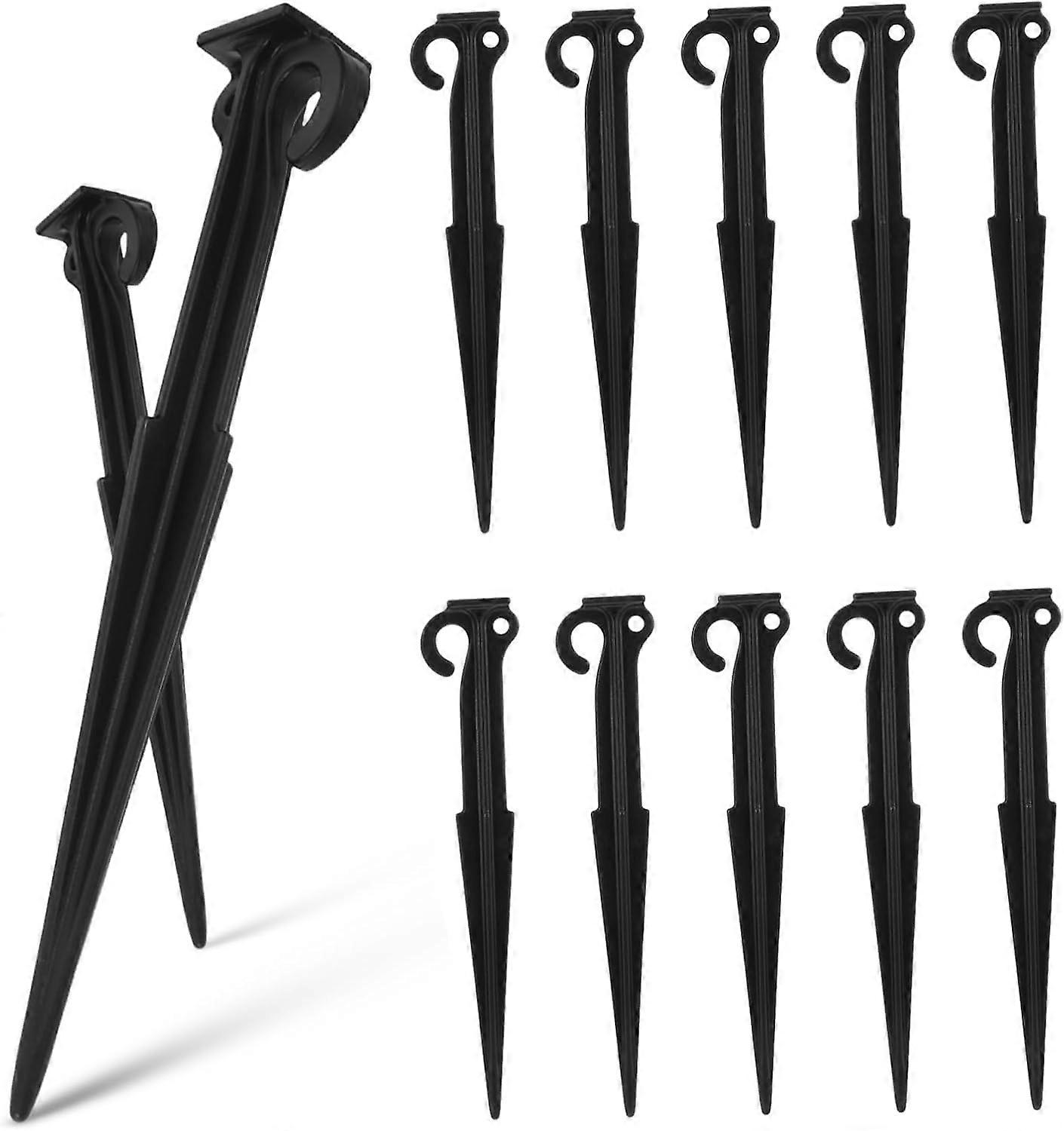 20 Plastic Tent Pegs, Durable and Strong