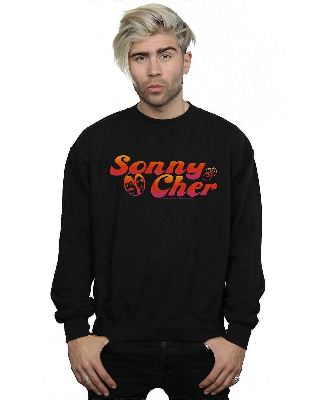 Sonny & Cher Männer's Gradient Logo Sweatshirt