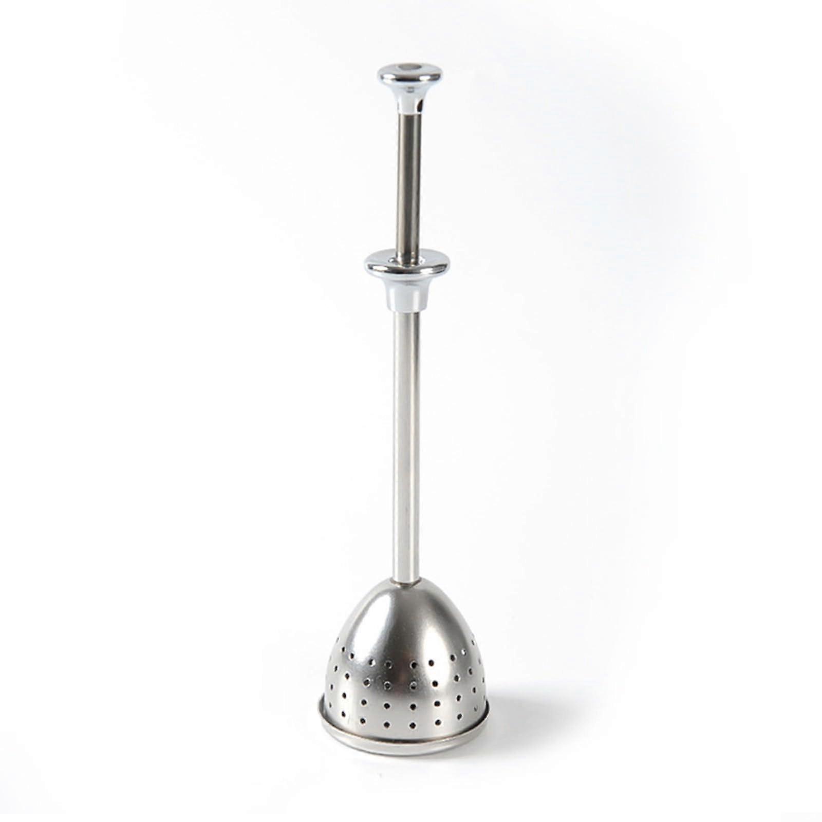 Stainless Steel Tea Infuser Ball with SpringLoaded Handle, Reusable Loose Leaf Tea Strainer