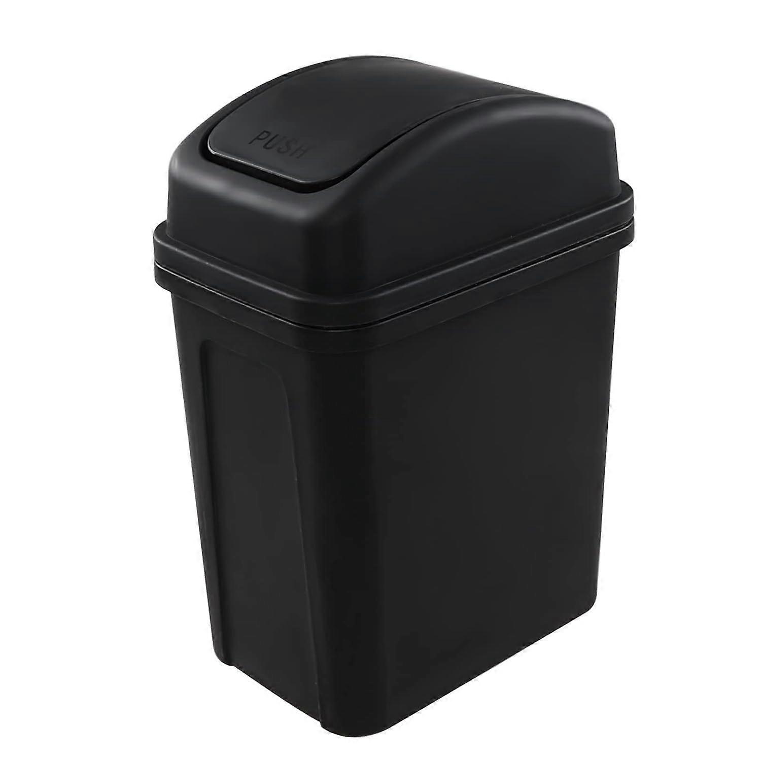 Plastic Garbage Bin with Odor Control Lid, Slim 5.5 Gallon PetProof Trash Can for Kitchen, Bathroom, Office