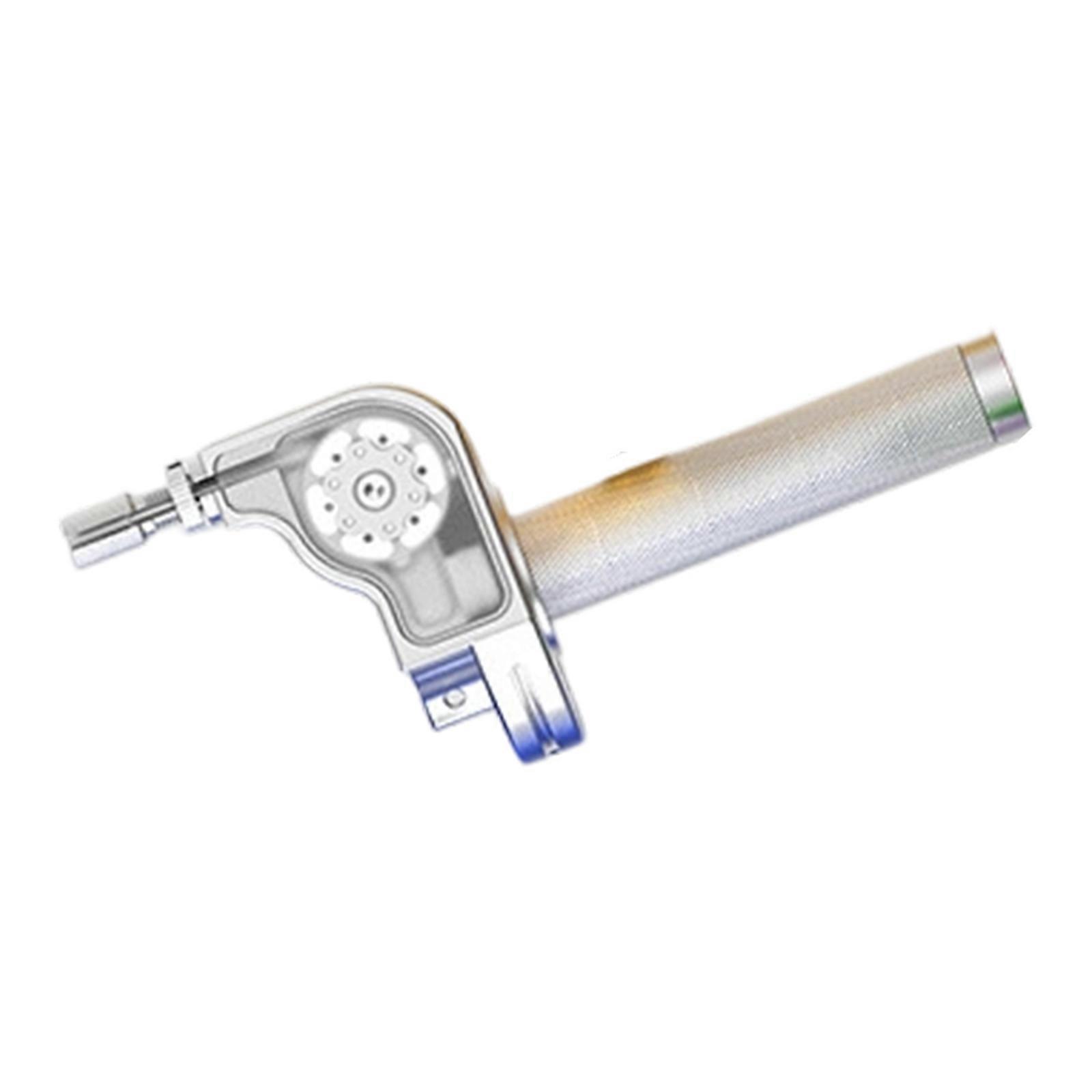 Throttle Grip Featuring Waterproof Dustproof Construction Universal Throttle Accelerator Handle Grips  Silver