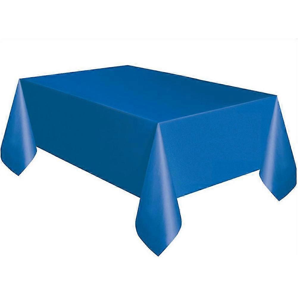 Solid Color Rectangle Dining Table Cover Cloth Birthday Party Tablecloth Decor