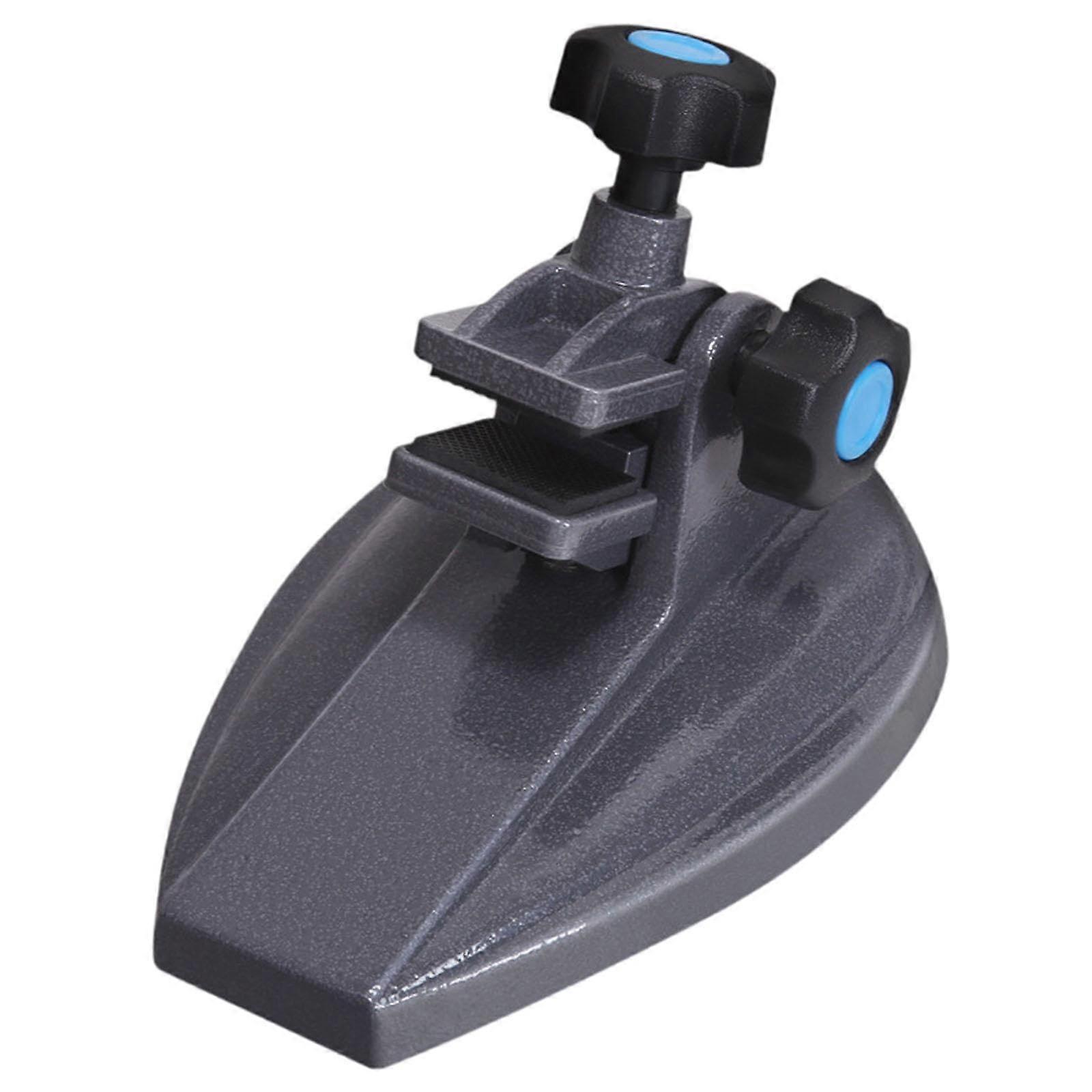 Heavy Duty Adjustable Angle Micrometer Stand with Cast Iron Base for Precise Measurement Support