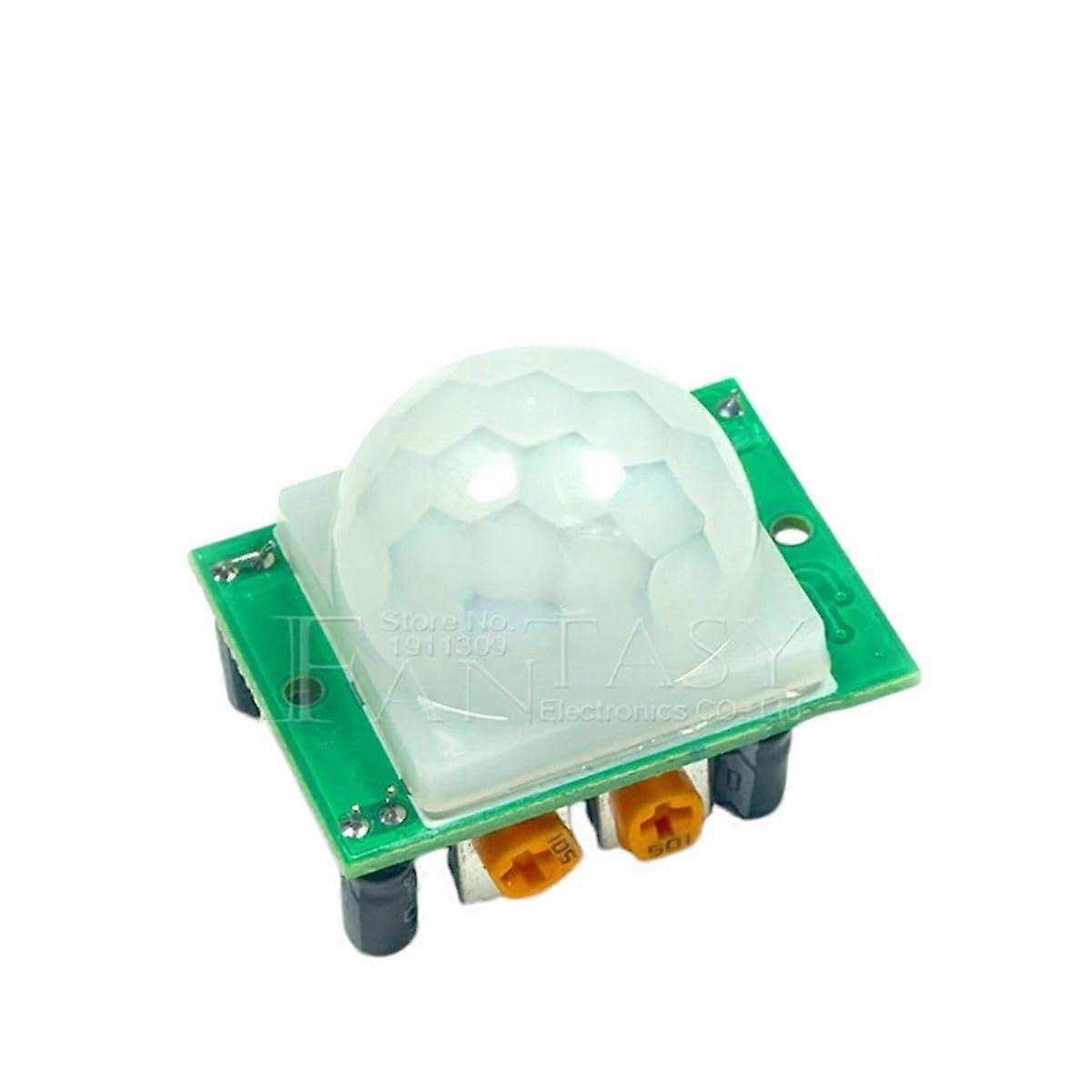 5pcs HCSR501 PIR Motion Sensor Module, Adjustable Infrared Detector for Arduino and Home Use