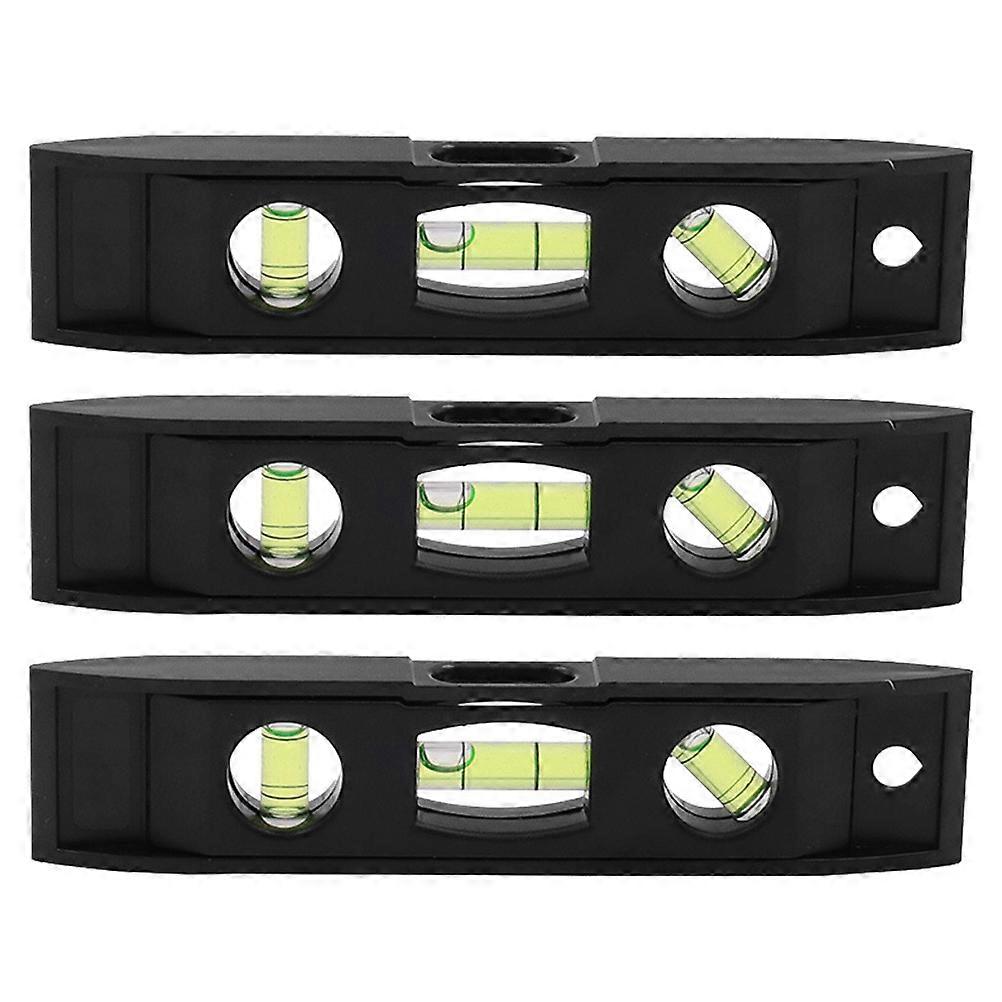 Level Tool Multi-Purpose High-Precision Drawing Ruler Positioning Space ABS Material 6-Inch 3Pcs