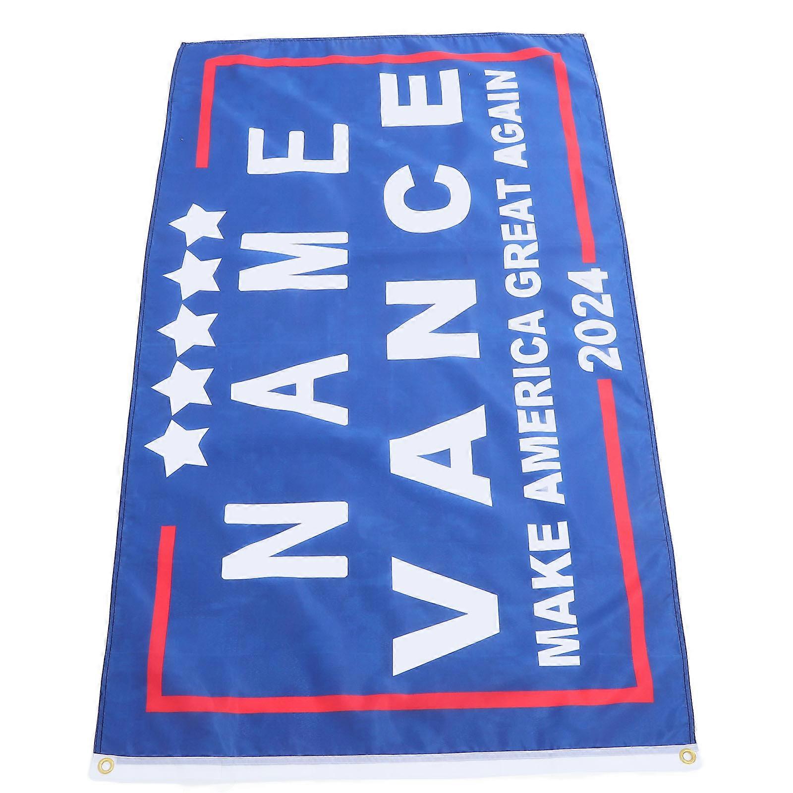 Large Flag 2024 Election Season Rectangle Supporter Decor 150x90cm Polyester 1Set